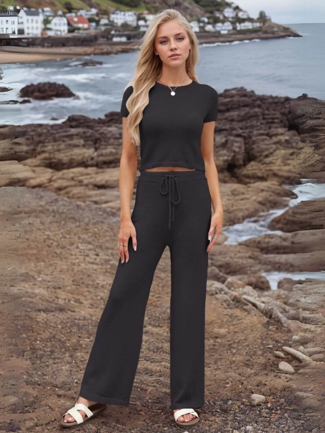 Sicilian Sky Relaxed Matching Set - Image 6