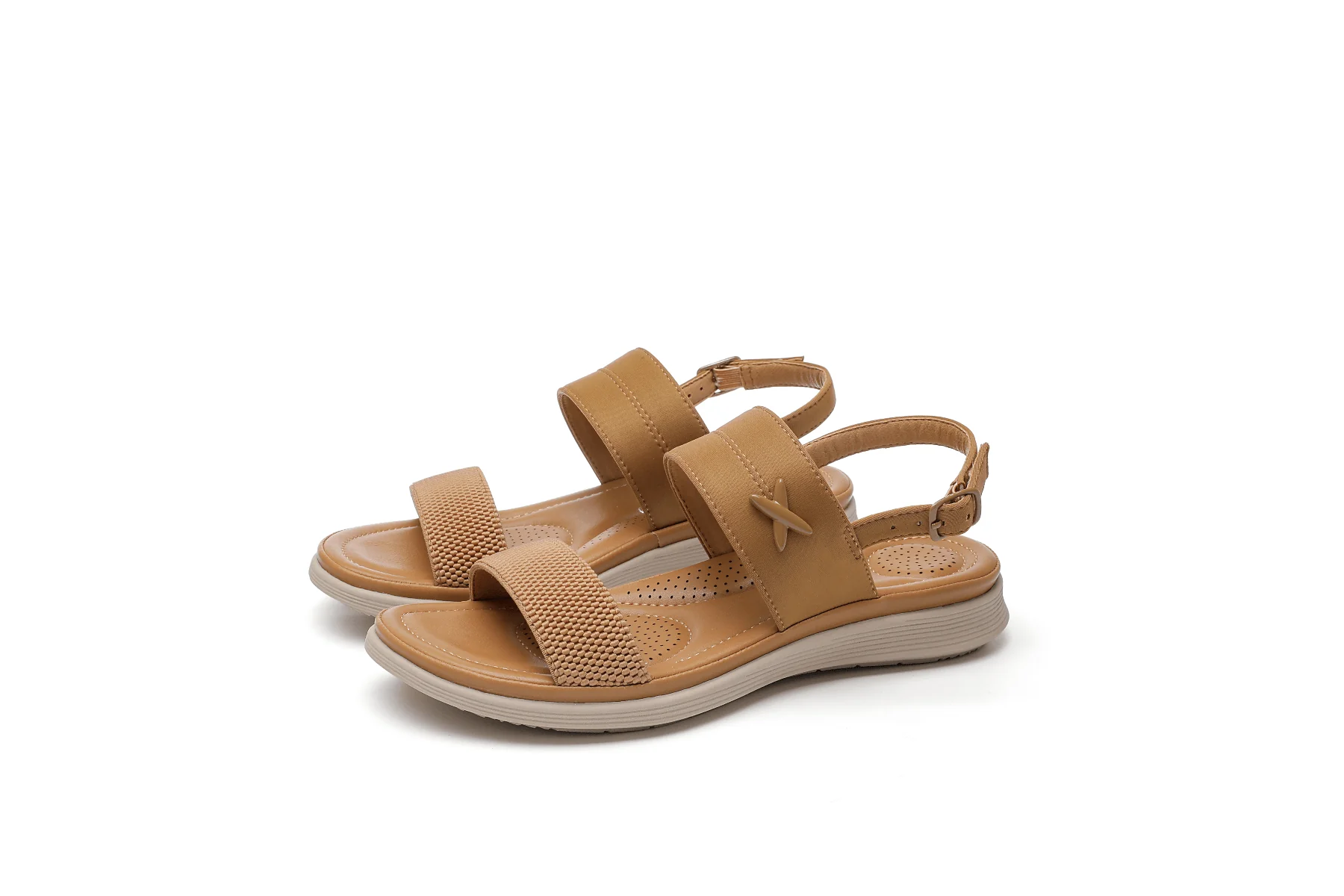 Side Cross Braided Toledo Sandals - SIKETU - Image 3