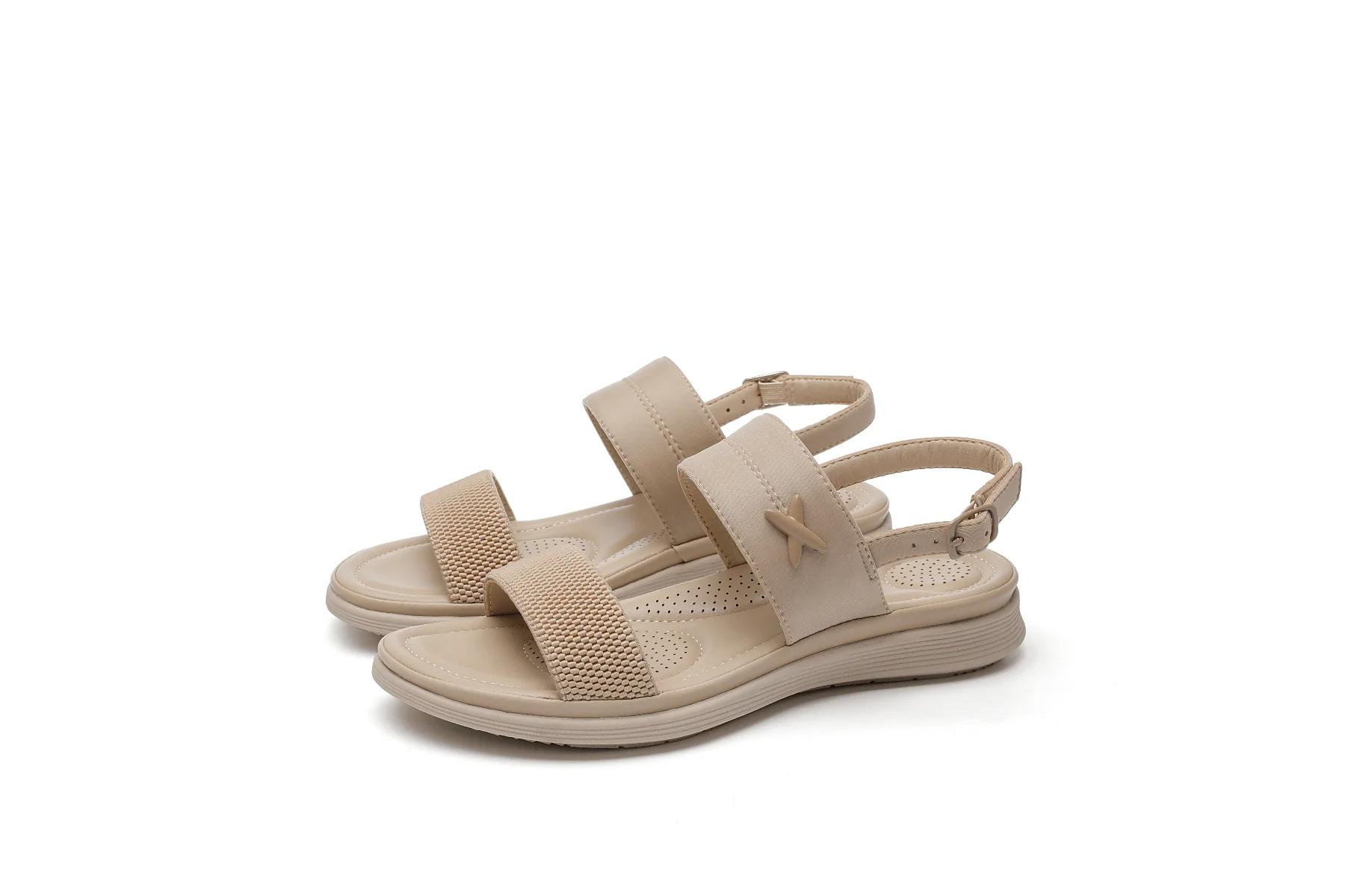 Side Cross Braided Toledo Sandals - SIKETU - Image 7