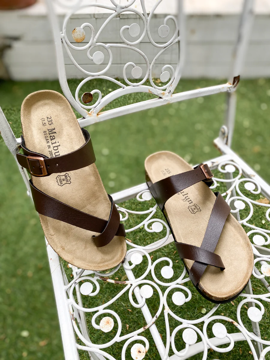MAIBULUN | Signature Crisscross Straps Sandals - Image 9