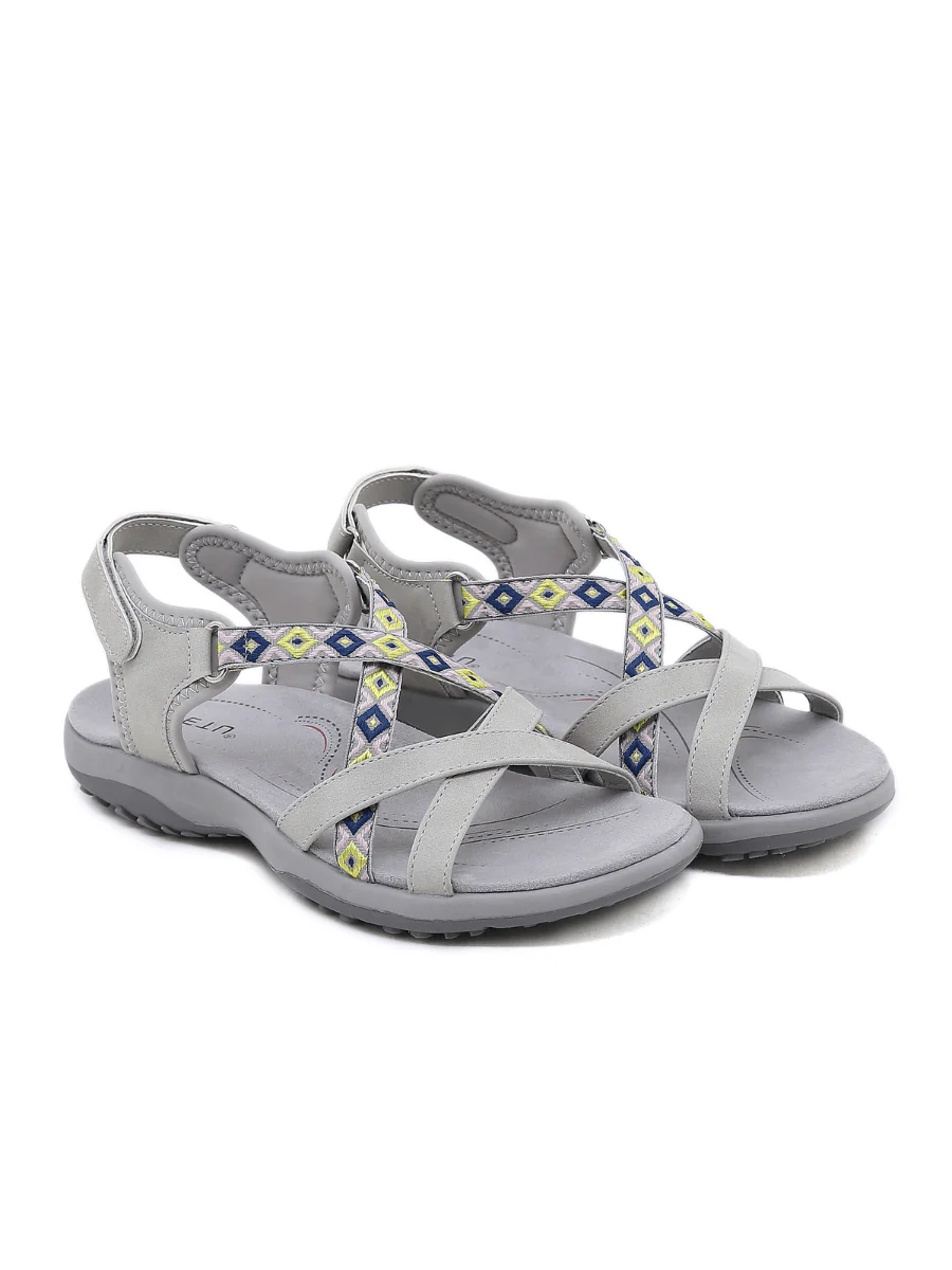 Siketu | Abstract Embroidered Footbed Sandal - Image 11