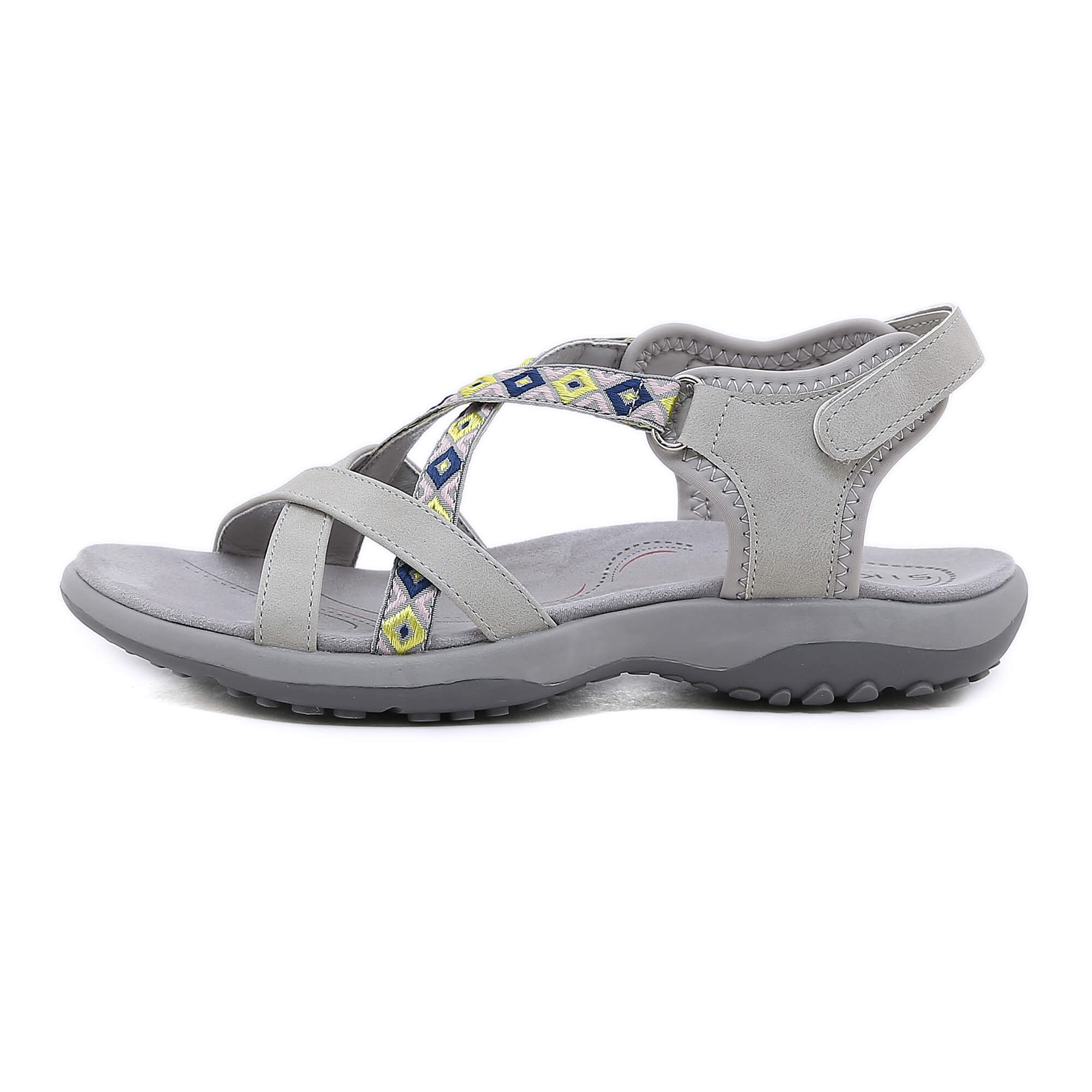 Siketu | Abstract Embroidered Footbed Sandal - Image 13