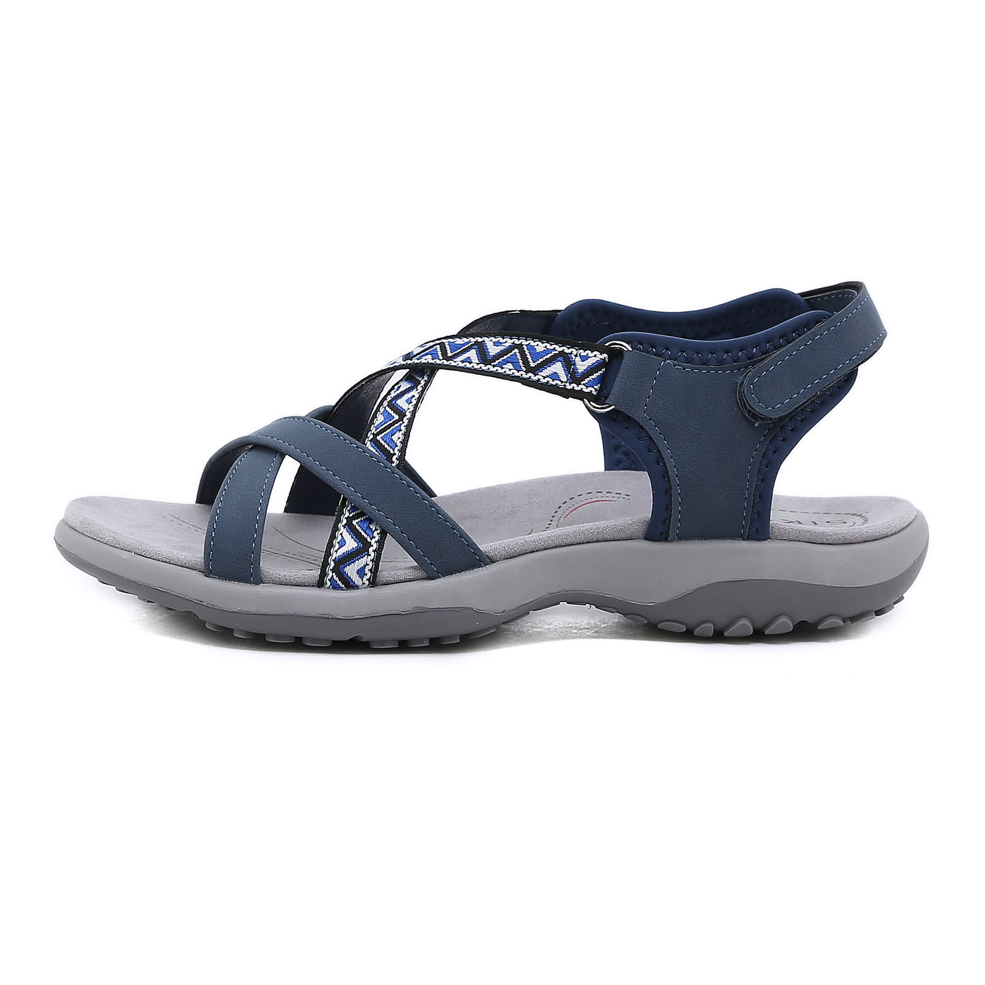 Siketu | Abstract Embroidered Footbed Sandal - Image 3