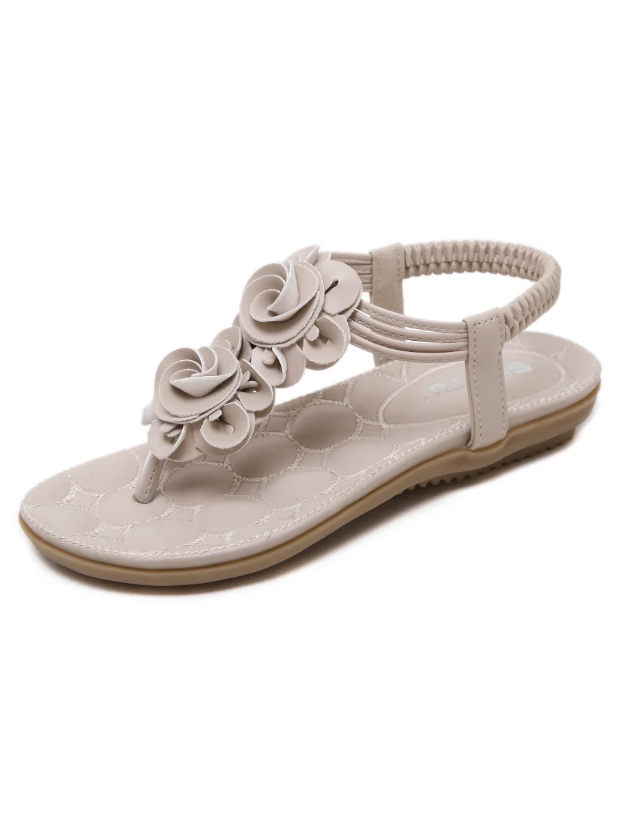 SIKETU | Apricot Rosette Sandals - Image 10