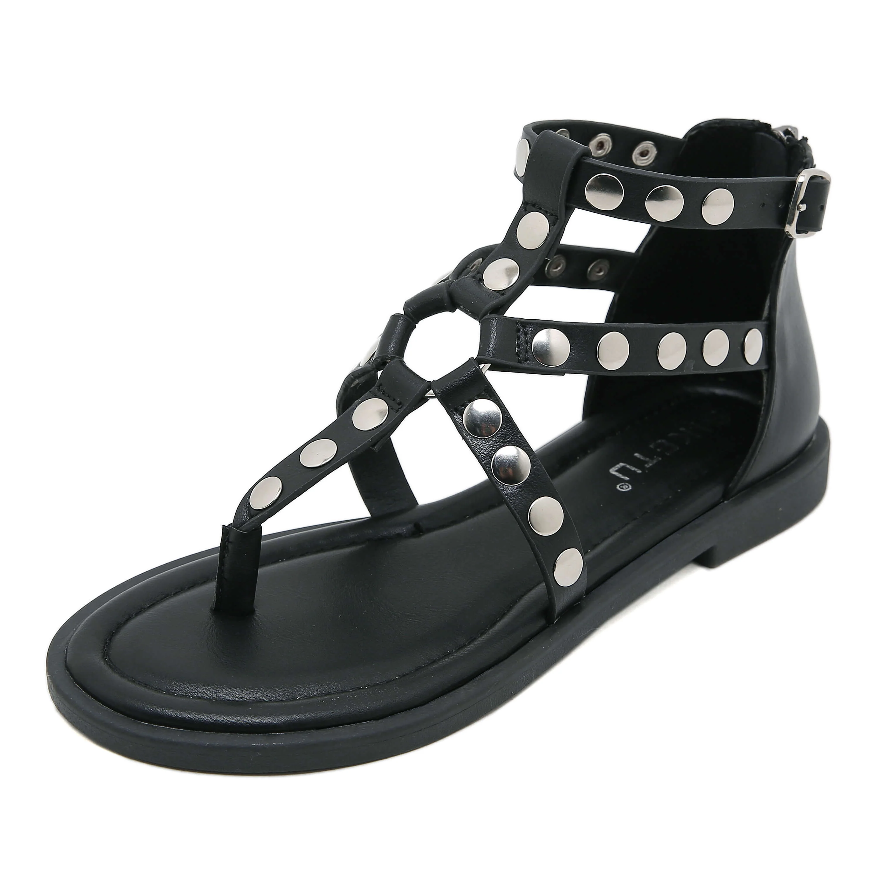 Siketu | Asha Studded Gladiator Sandal - black - Image 2