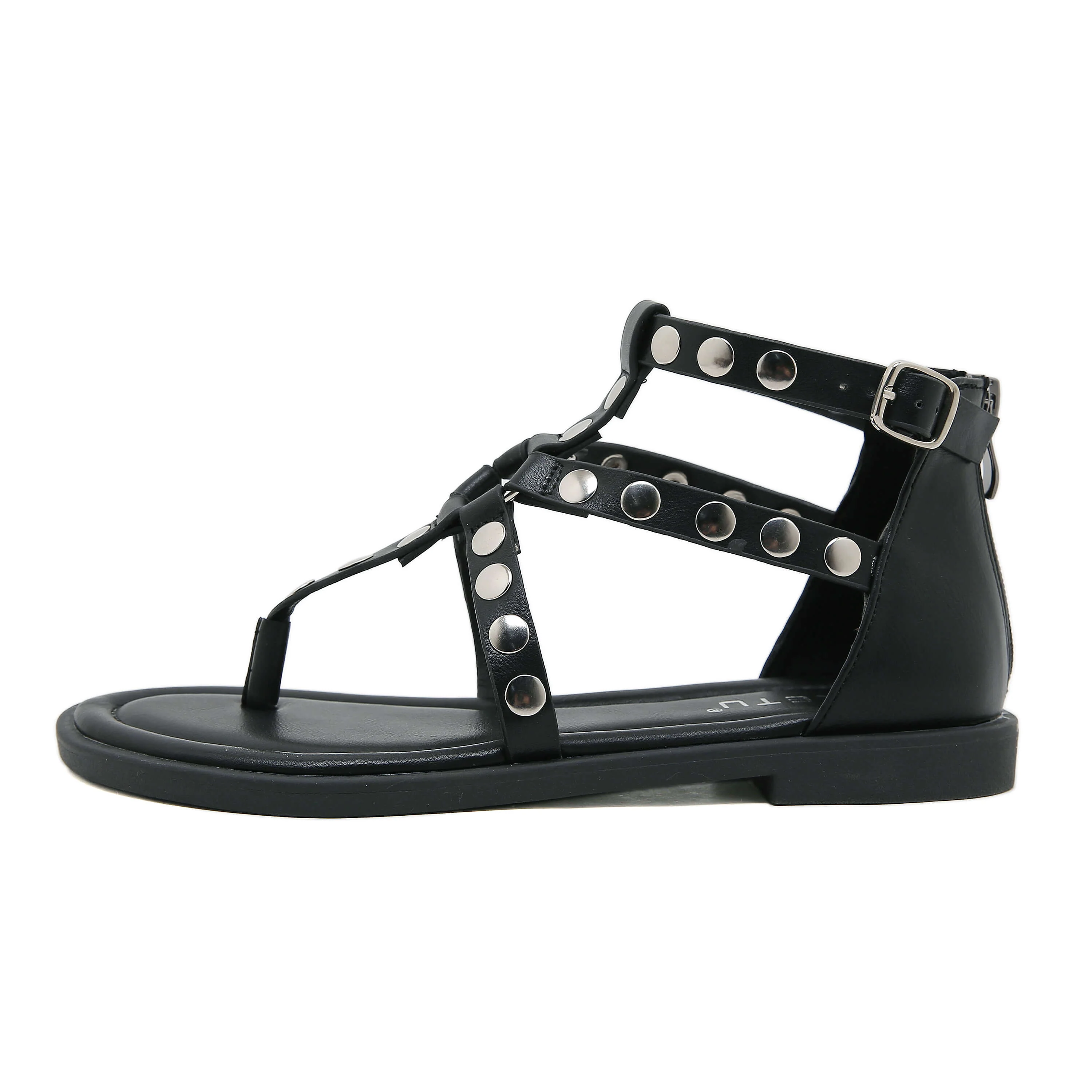 Siketu | Asha Studded Gladiator Sandal - black - Image 4