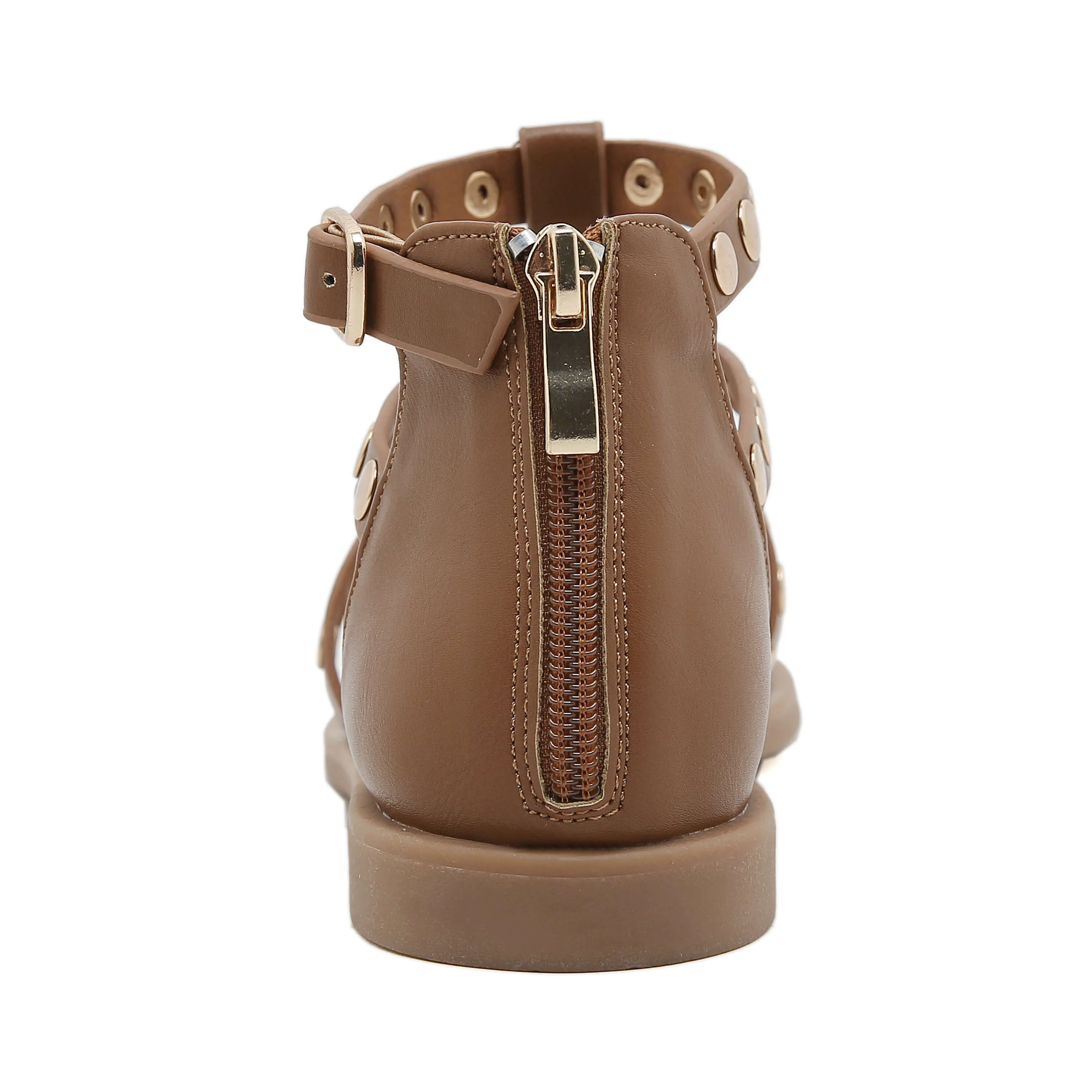 Siketu | Asha Studded Gladiator Sandal - khaki - Image 5