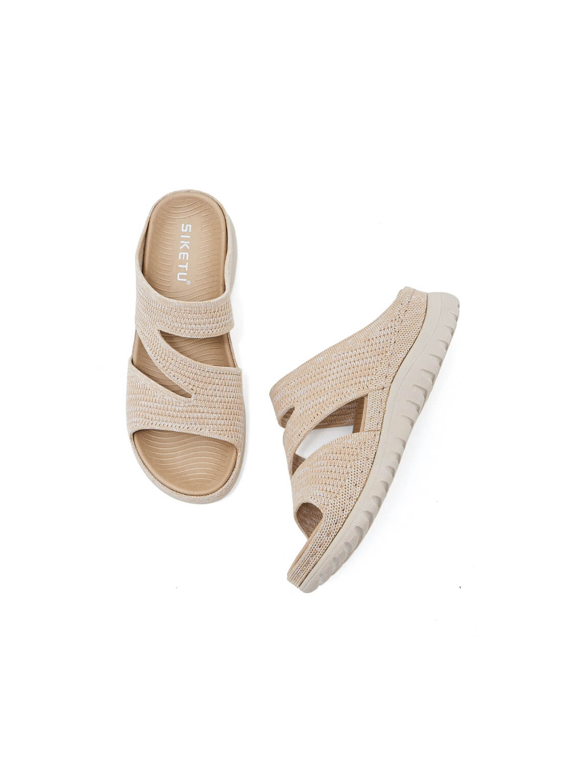 Siketu | Ashlen Cushioned Woven Sandals - Image 7
