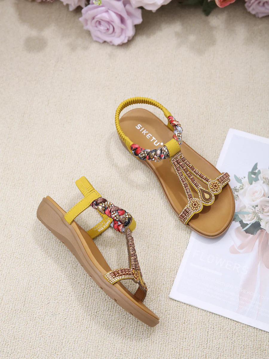 SIKETU | BOHEMIA RETRO EMBELLISHED SLINGBACK - Image 2