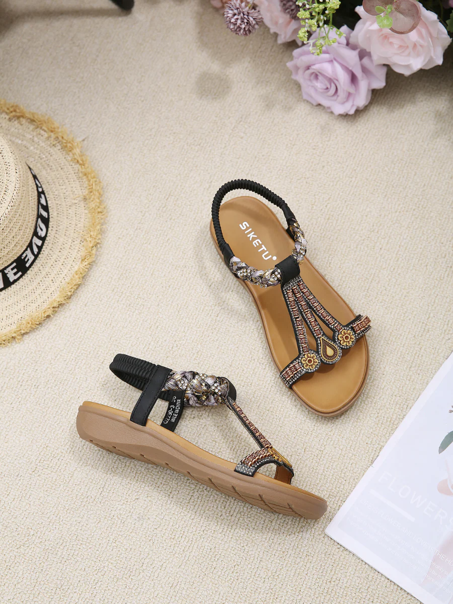 SIKETU | BOHEMIA RETRO EMBELLISHED SLINGBACK - Image 2