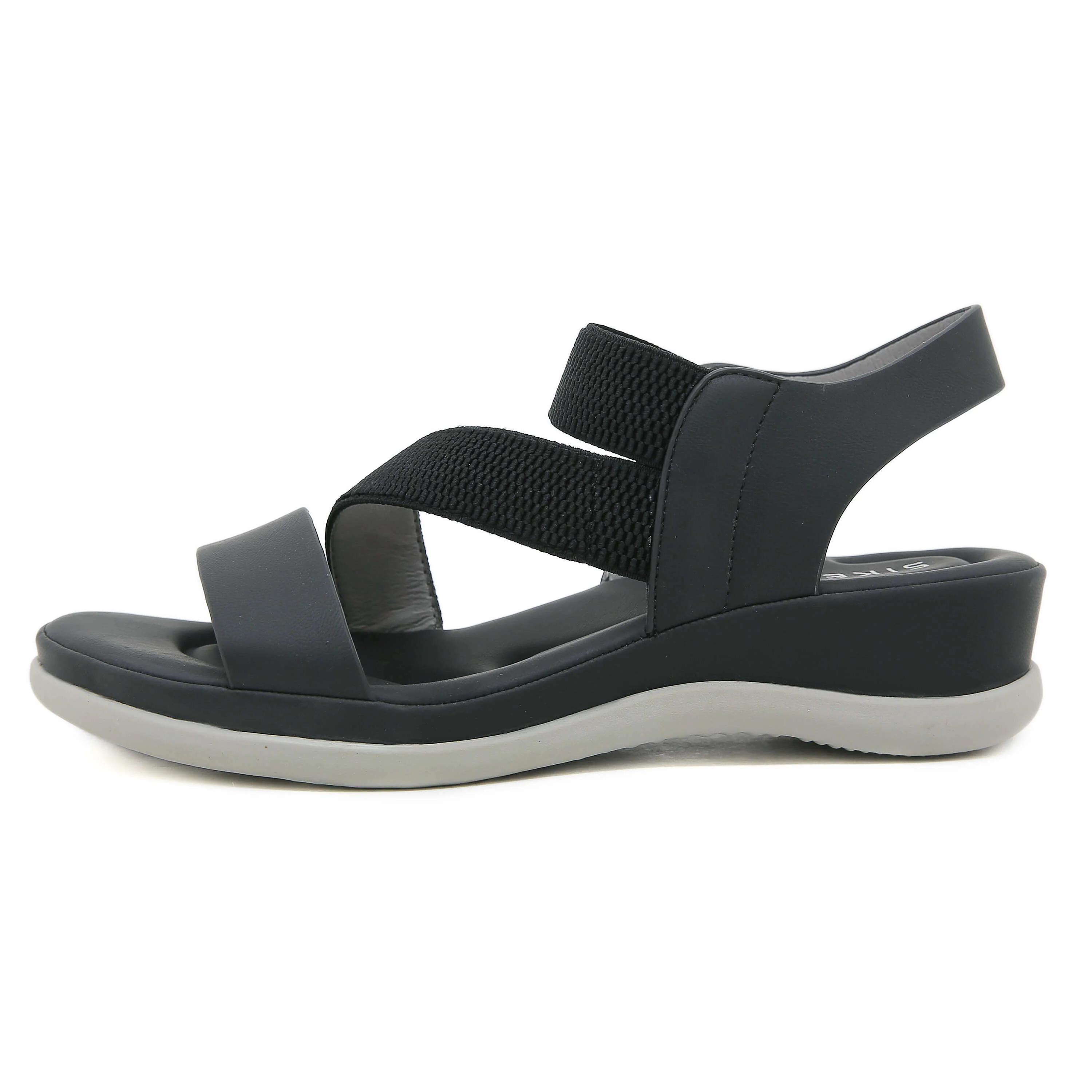 Siketu | Carmela Cushioned Footbed Sandal - Black - Image 4