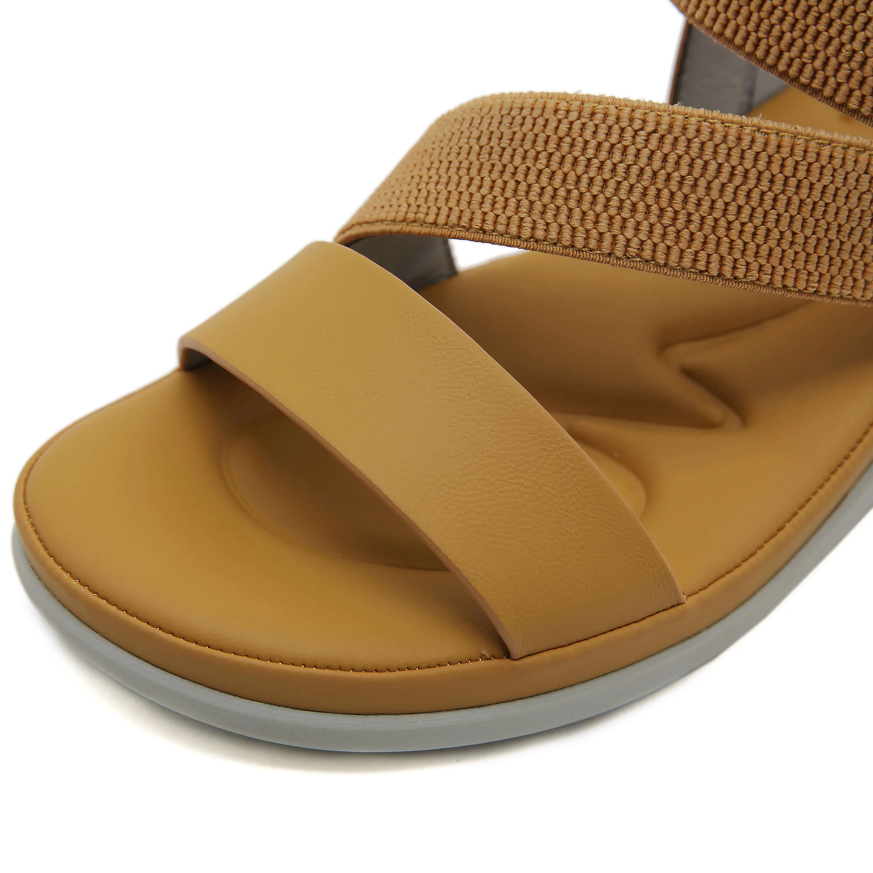 Siketu | Carmela Cushioned Footbed Sandal - Mustard - Image 7
