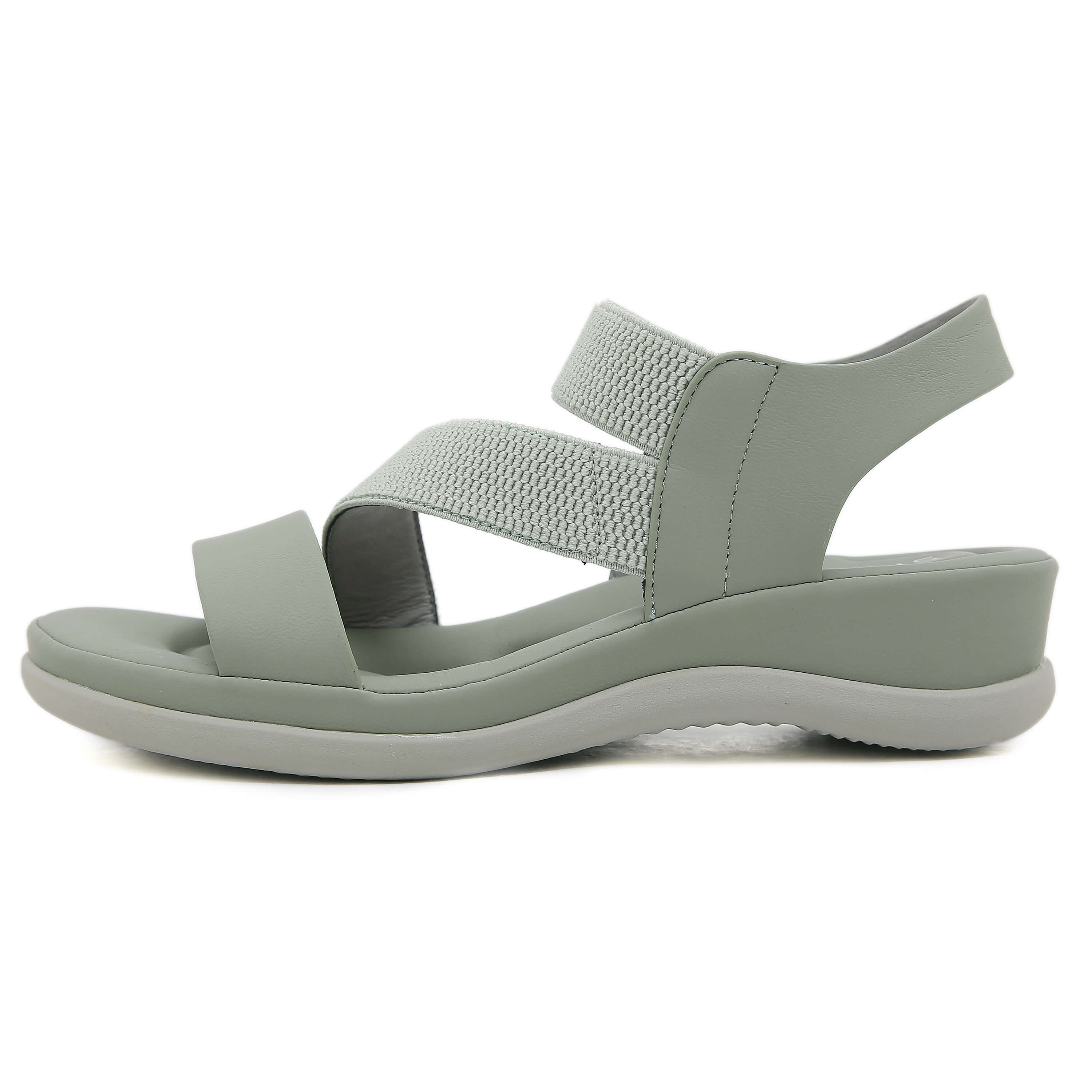 Siketu | Carmela Cushioned Footbed Sandal - Sage - Image 4