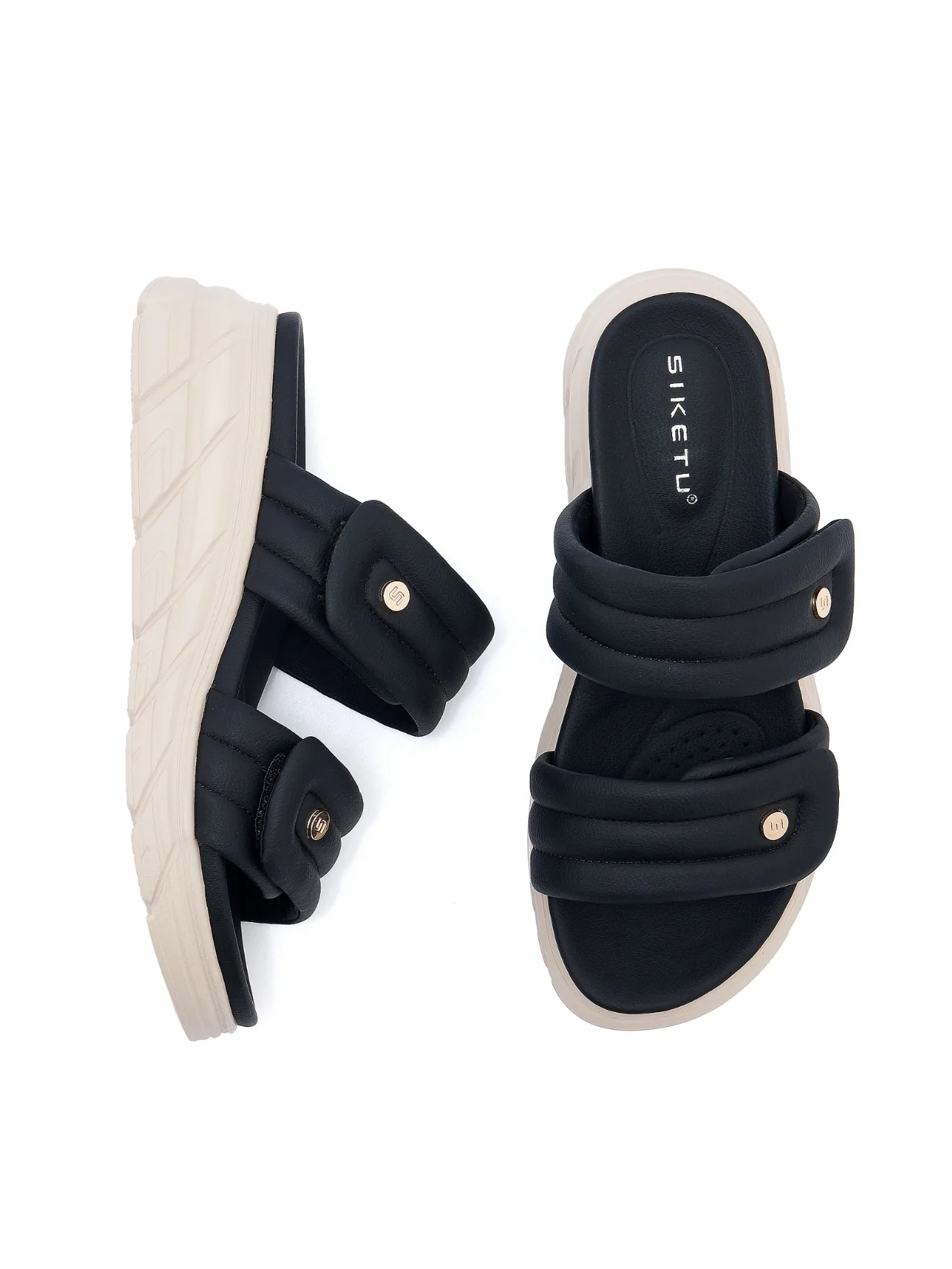 Siketu | Coastal Calling Puffy Upper Sandals - Image 10