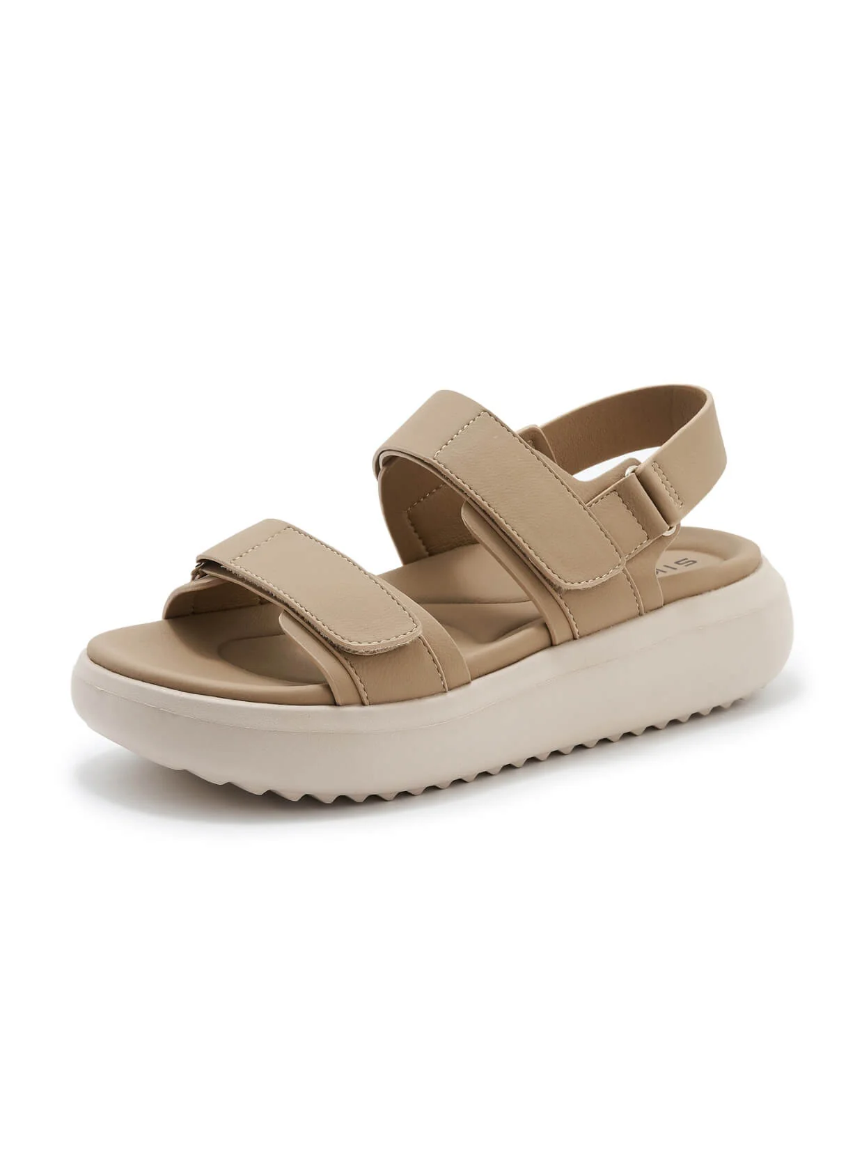 Siketu | Edie Platform Cushioned Slingbacks - khaki - Image 2