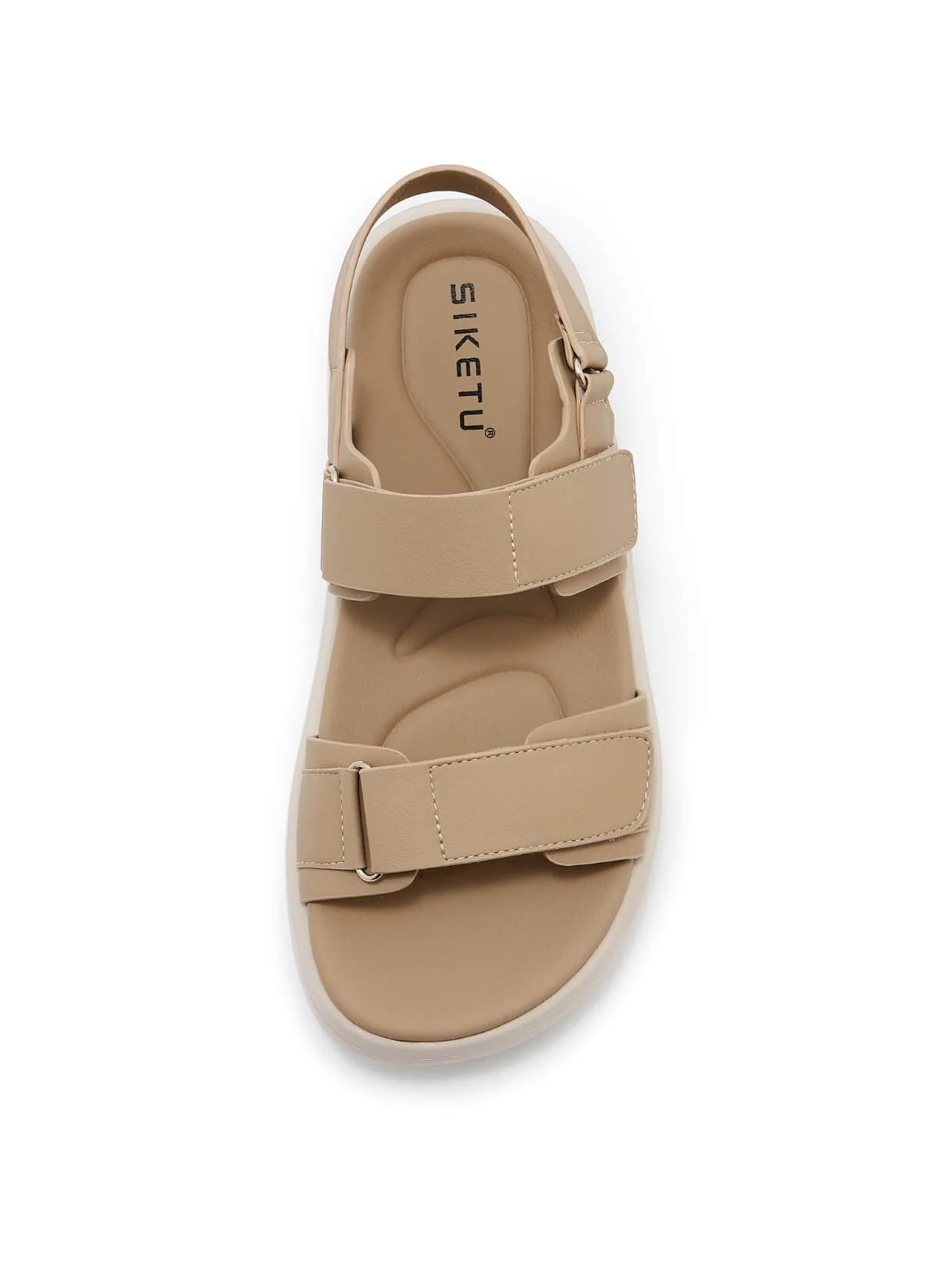 Siketu | Edie Platform Cushioned Slingbacks - khaki - Image 4