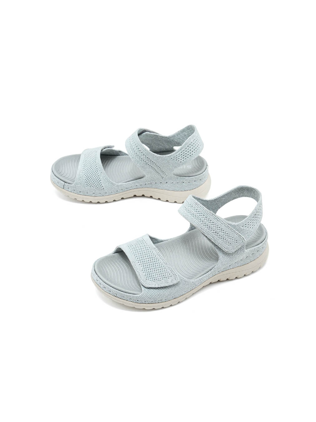 Siketu | Freshly Picked Raffia Cushioned Sandals - blue - Image 3
