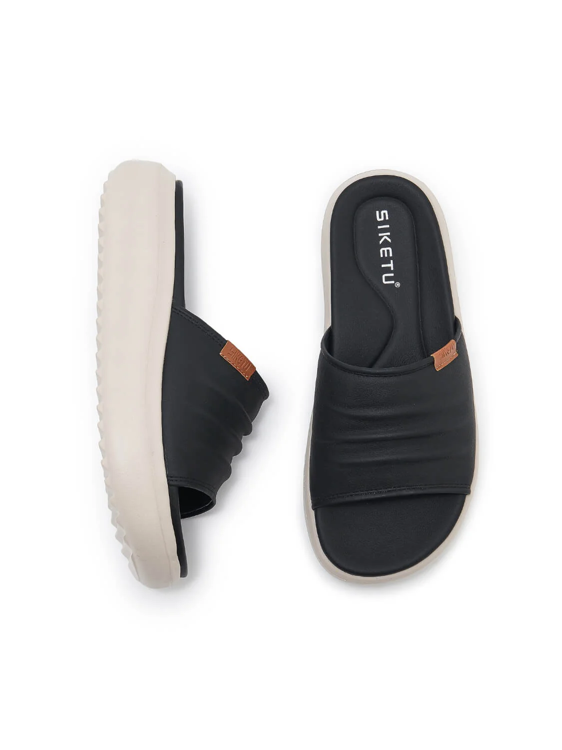 Siketu | Gordy Platform Slides - black - Image 5