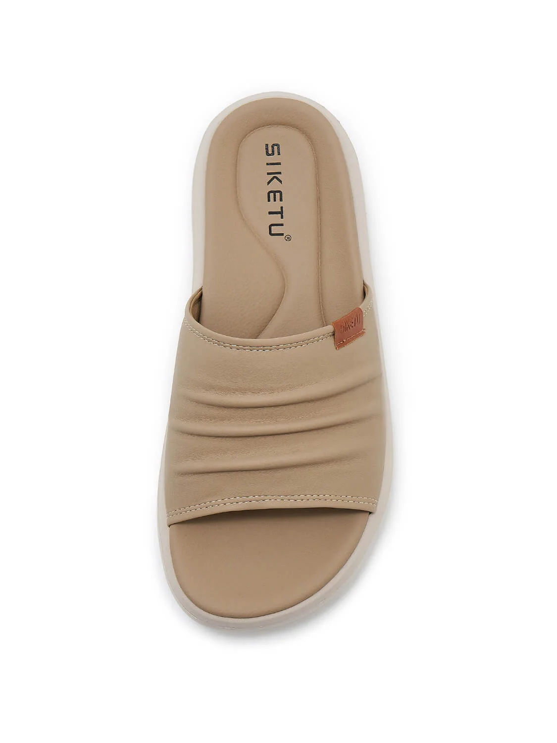Siketu | Gordy Platform Slides - khaki - Image 4