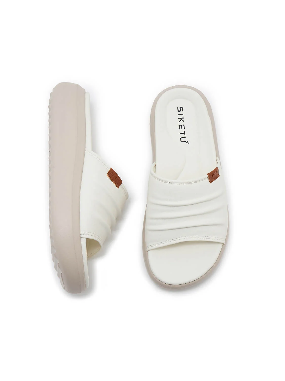 Siketu | Gordy Platform Slides - white - Image 5