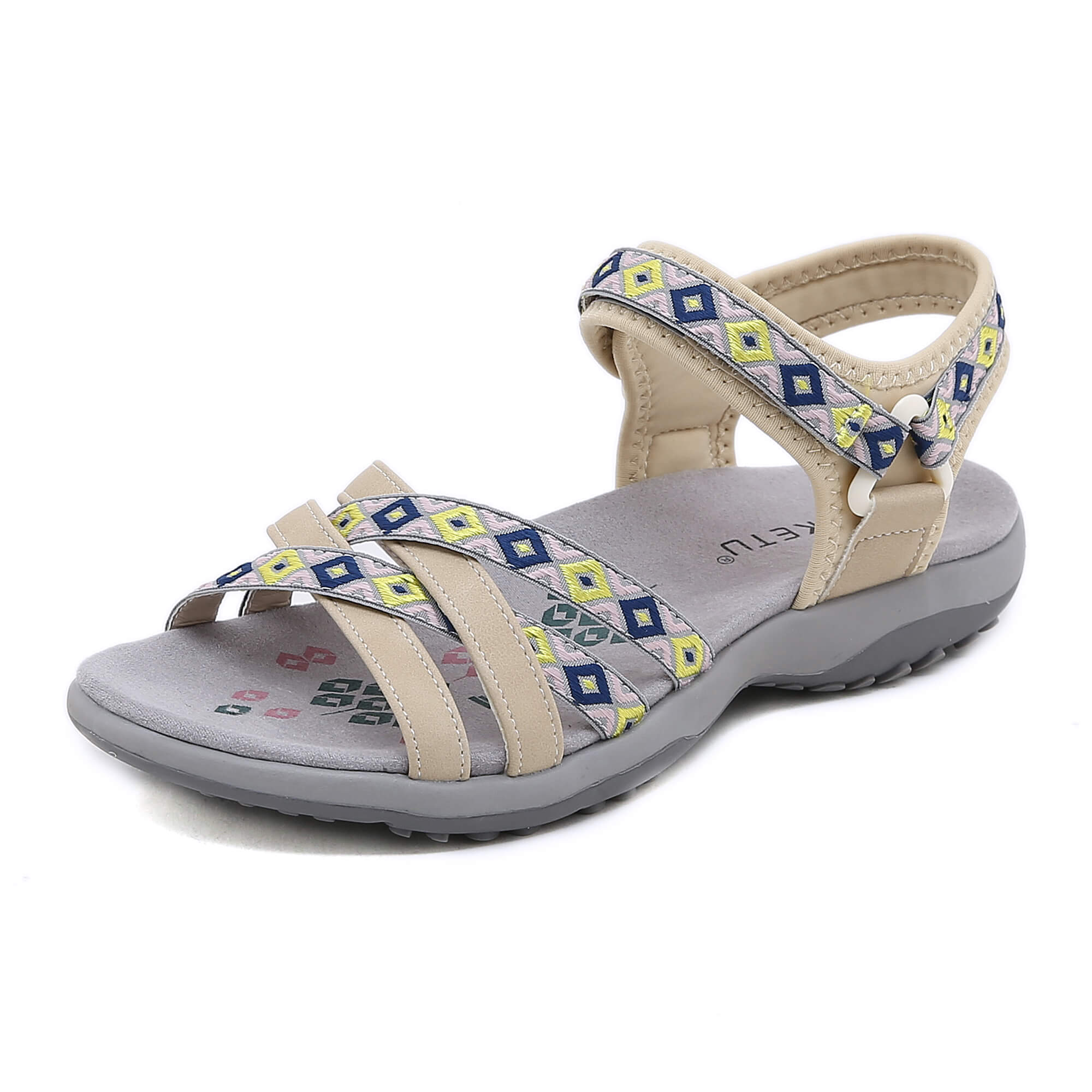 Siketu | Hiking Mate Cushioned Sandal - Beige - Image 2