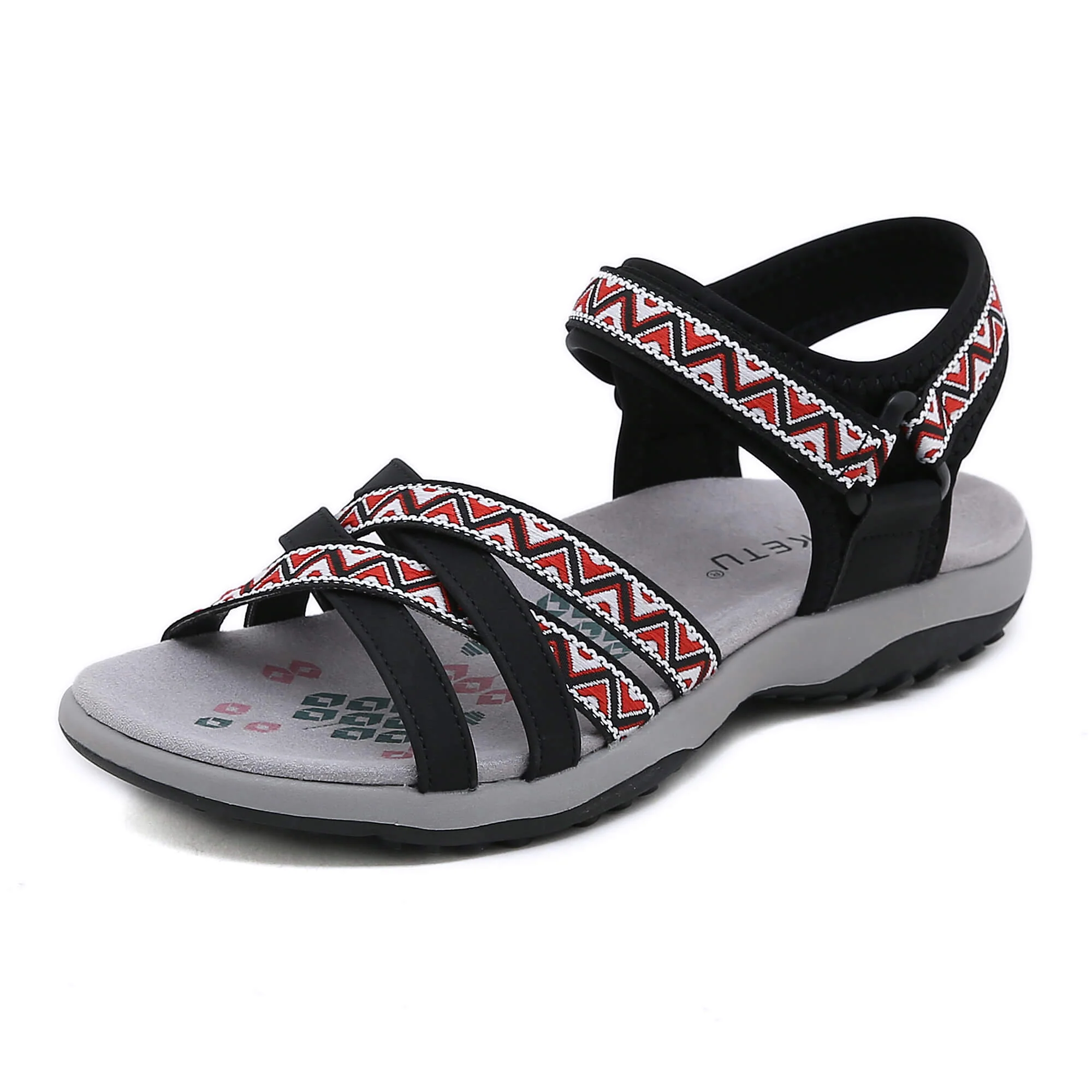 Siketu | Hiking Mate Cushioned Sandal - Black - Image 2