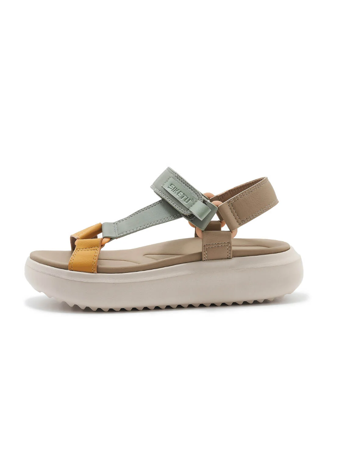 Siketu | Kensington Platform Gladiator Sandal - taupe - Image 3