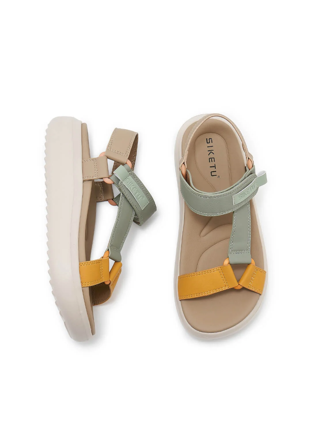 Siketu | Kensington Platform Gladiator Sandal - taupe - Image 5