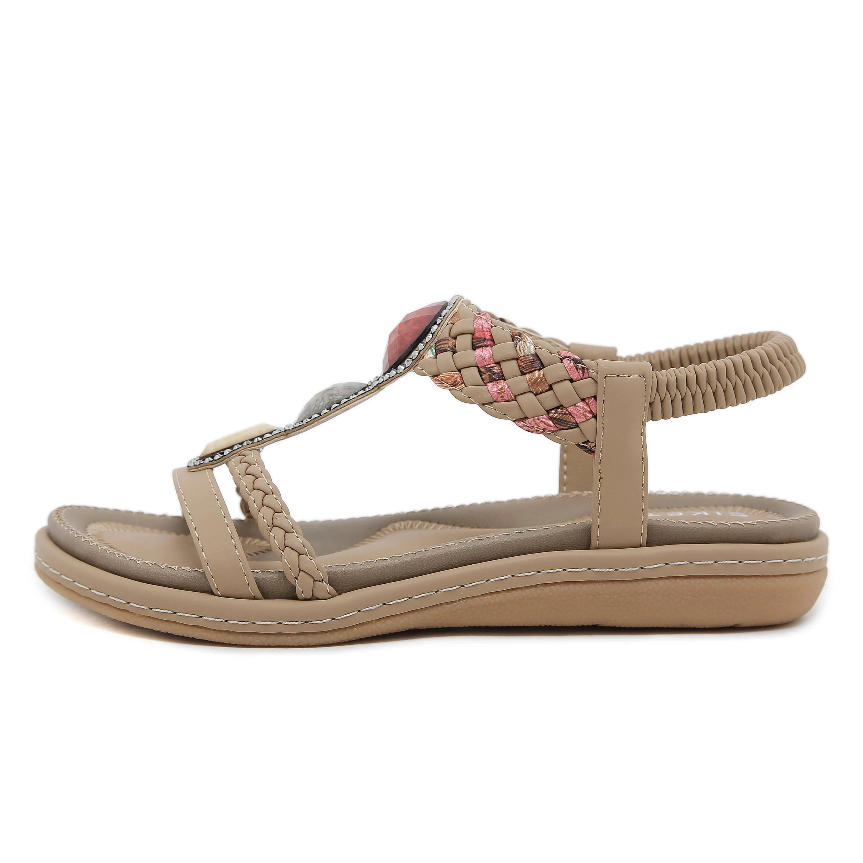 Siketu | Lush Beaded Cushioned Sandal - Image 15