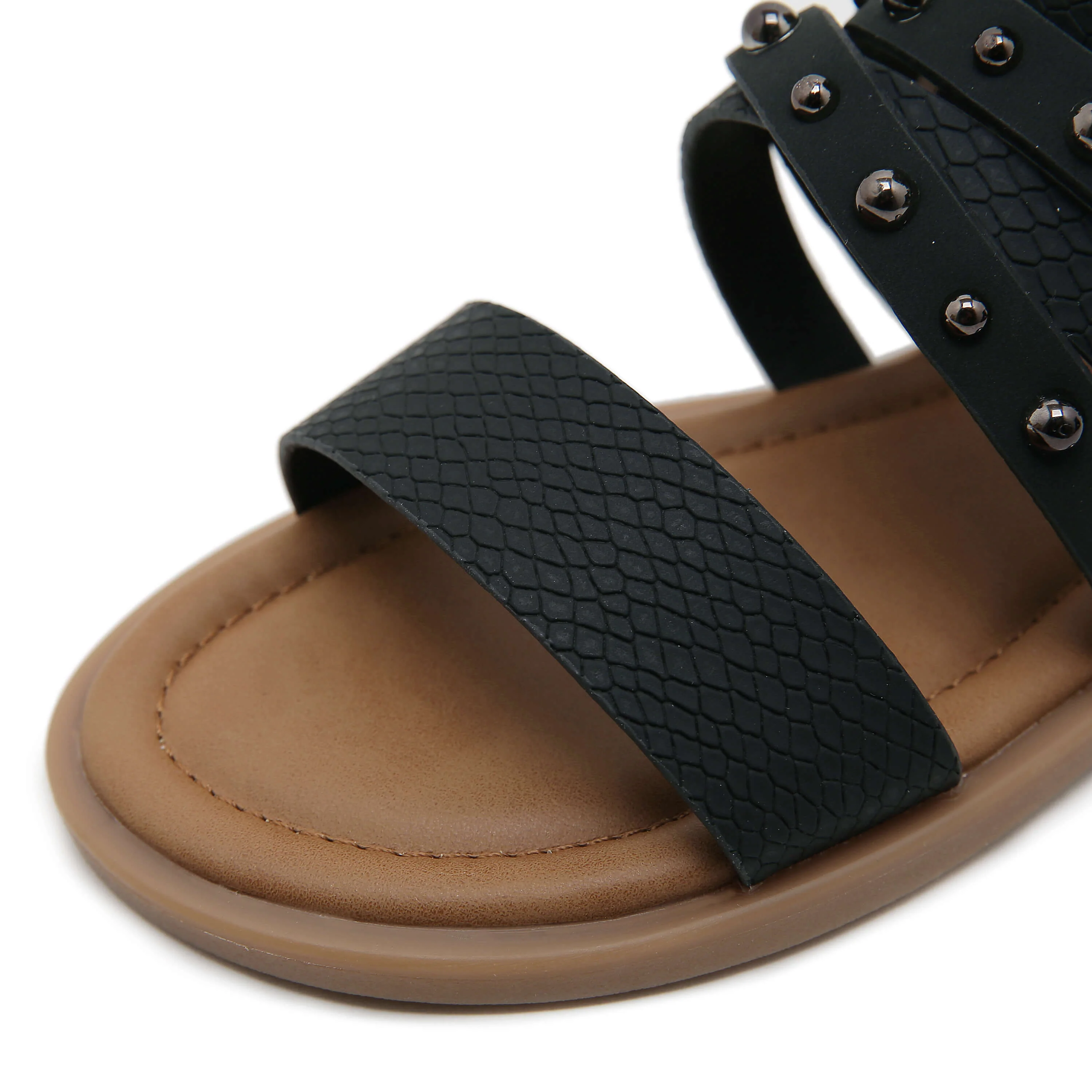 Siketu | Make A Scene Studded Gladiator Sandal - black - Image 5