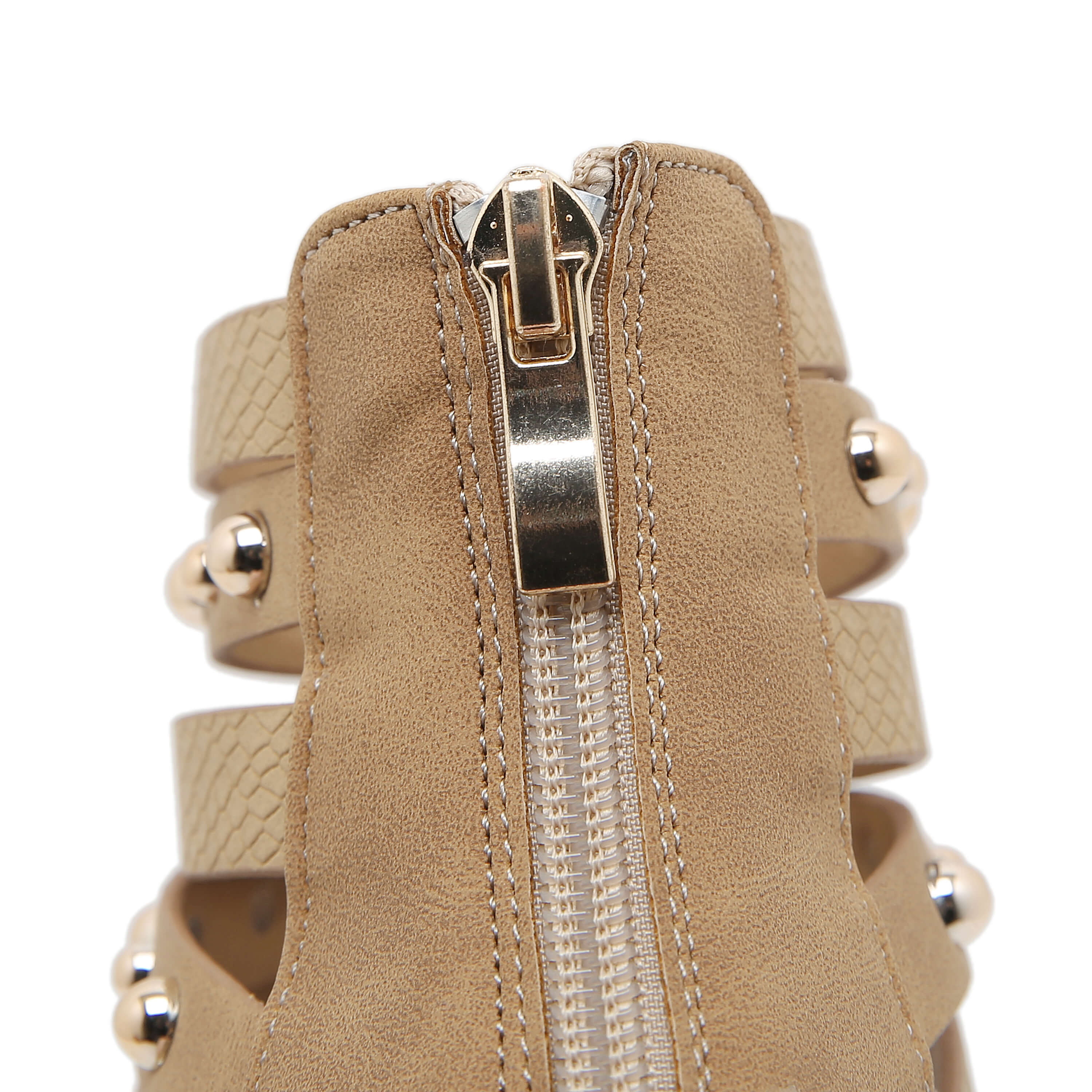 Siketu | Make A Scene Studded Gladiator Sandal - khaki - Image 8