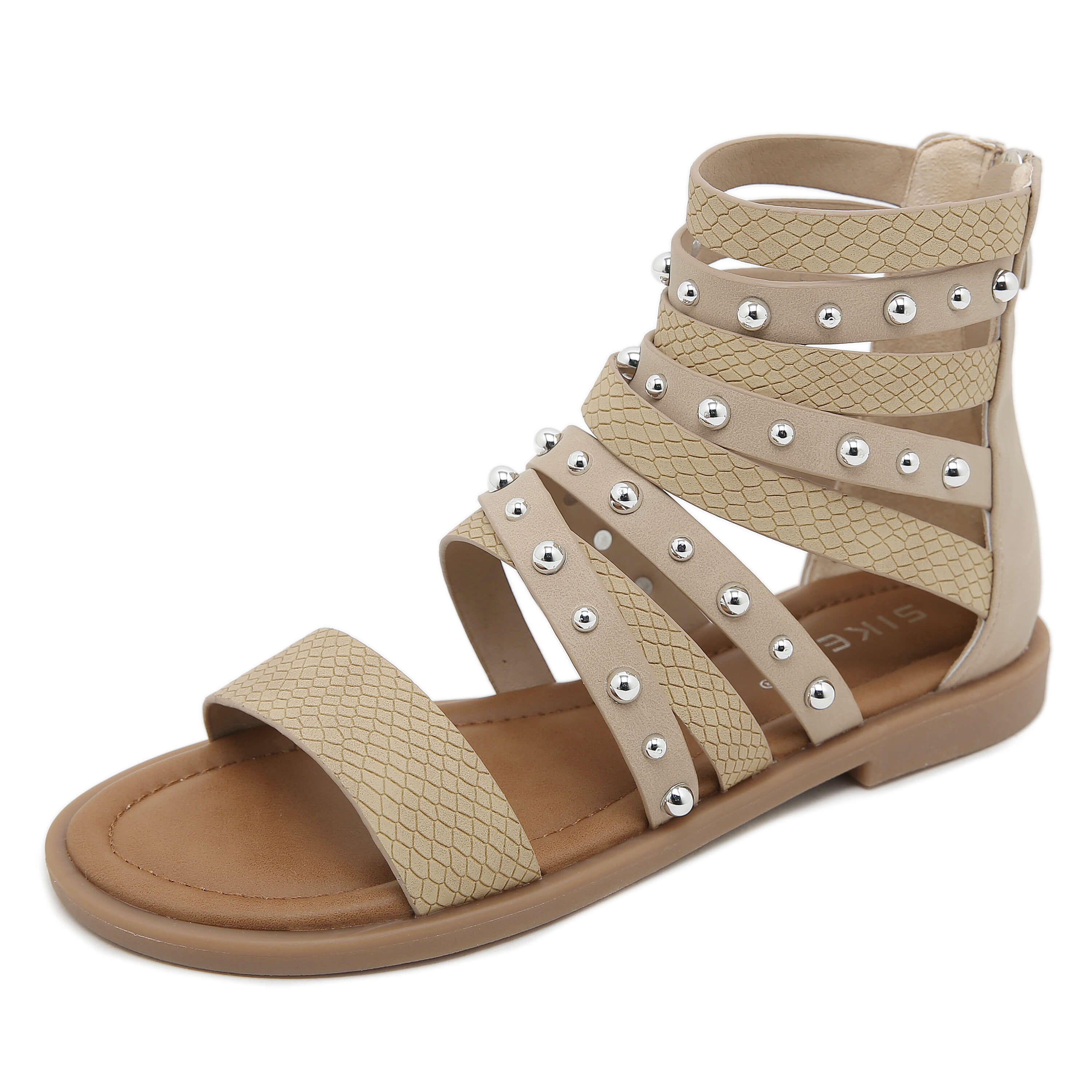 Siketu | Make A Scene Studded Gladiator Sandal - neutral - Image 3