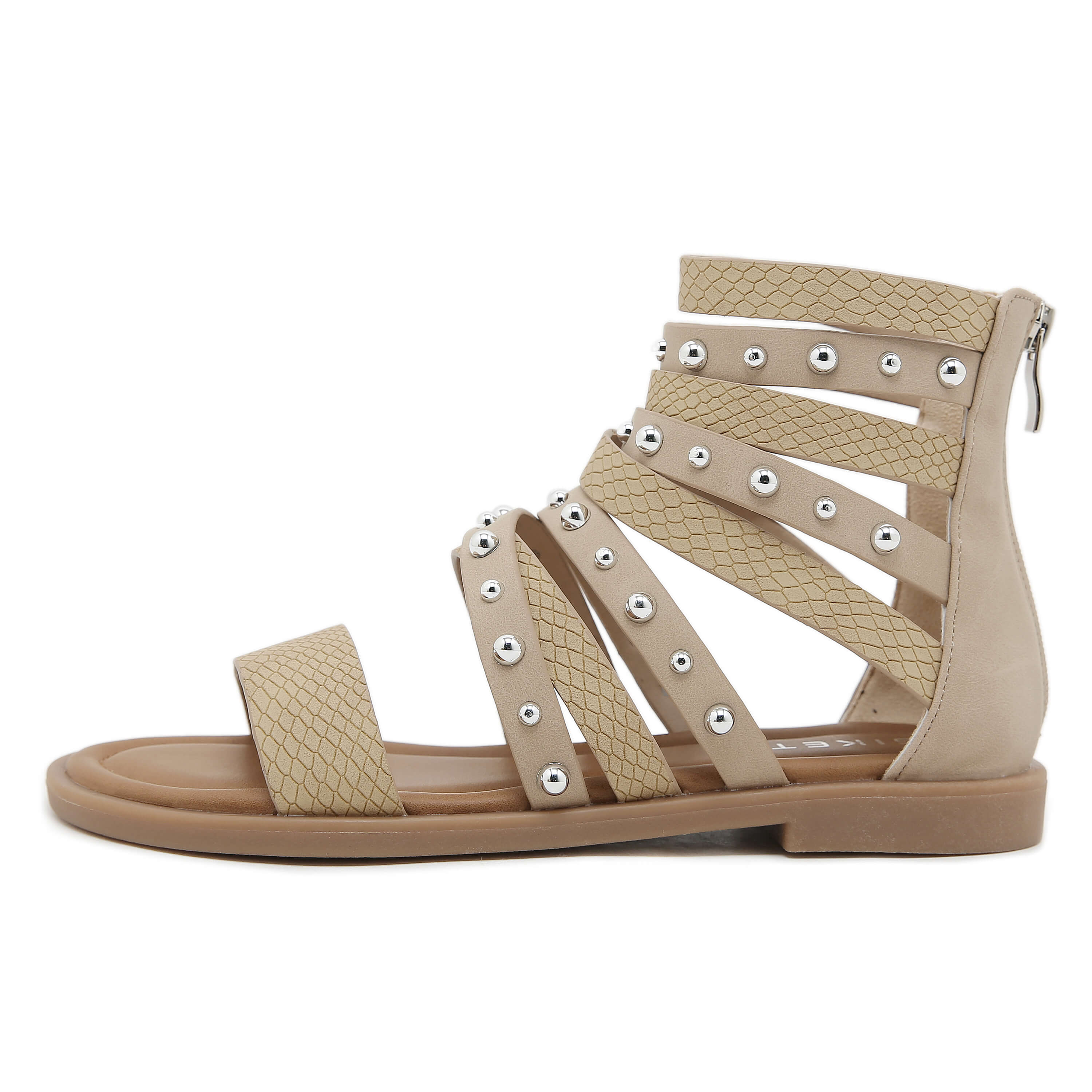 Siketu | Make A Scene Studded Gladiator Sandal - neutral - Image 4