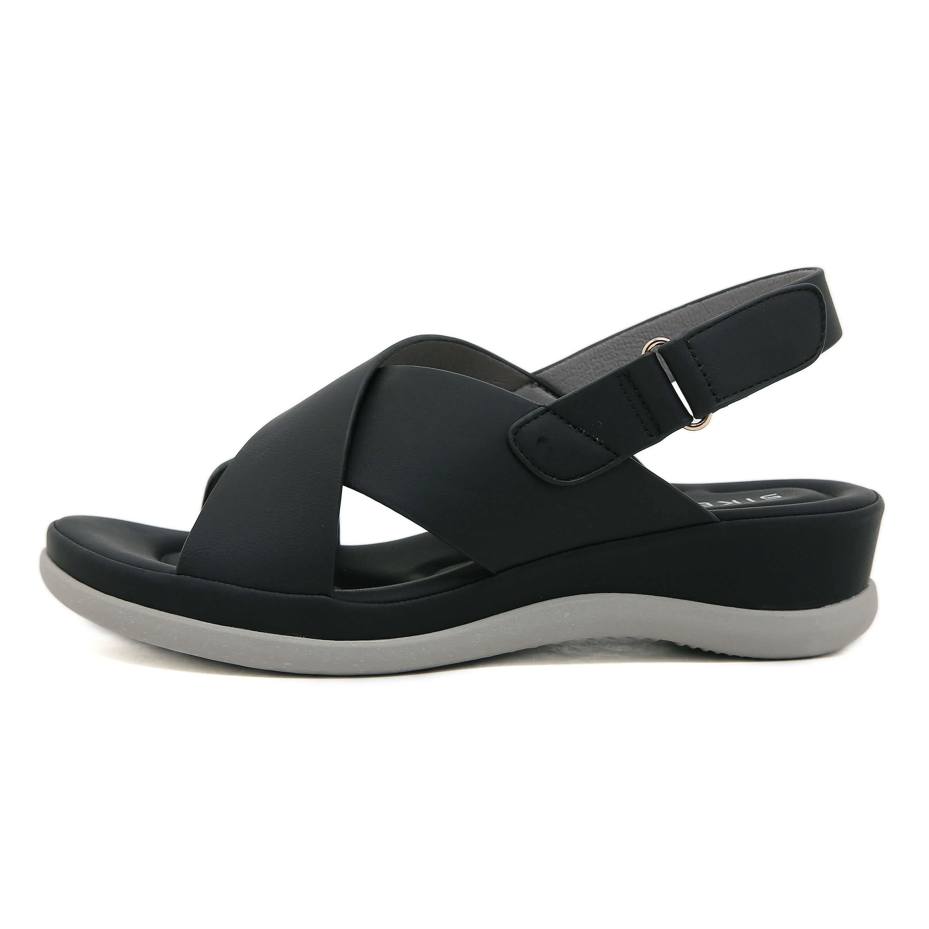 Siketu | Norina Cushioned Slingback Sandal - Black - Image 3