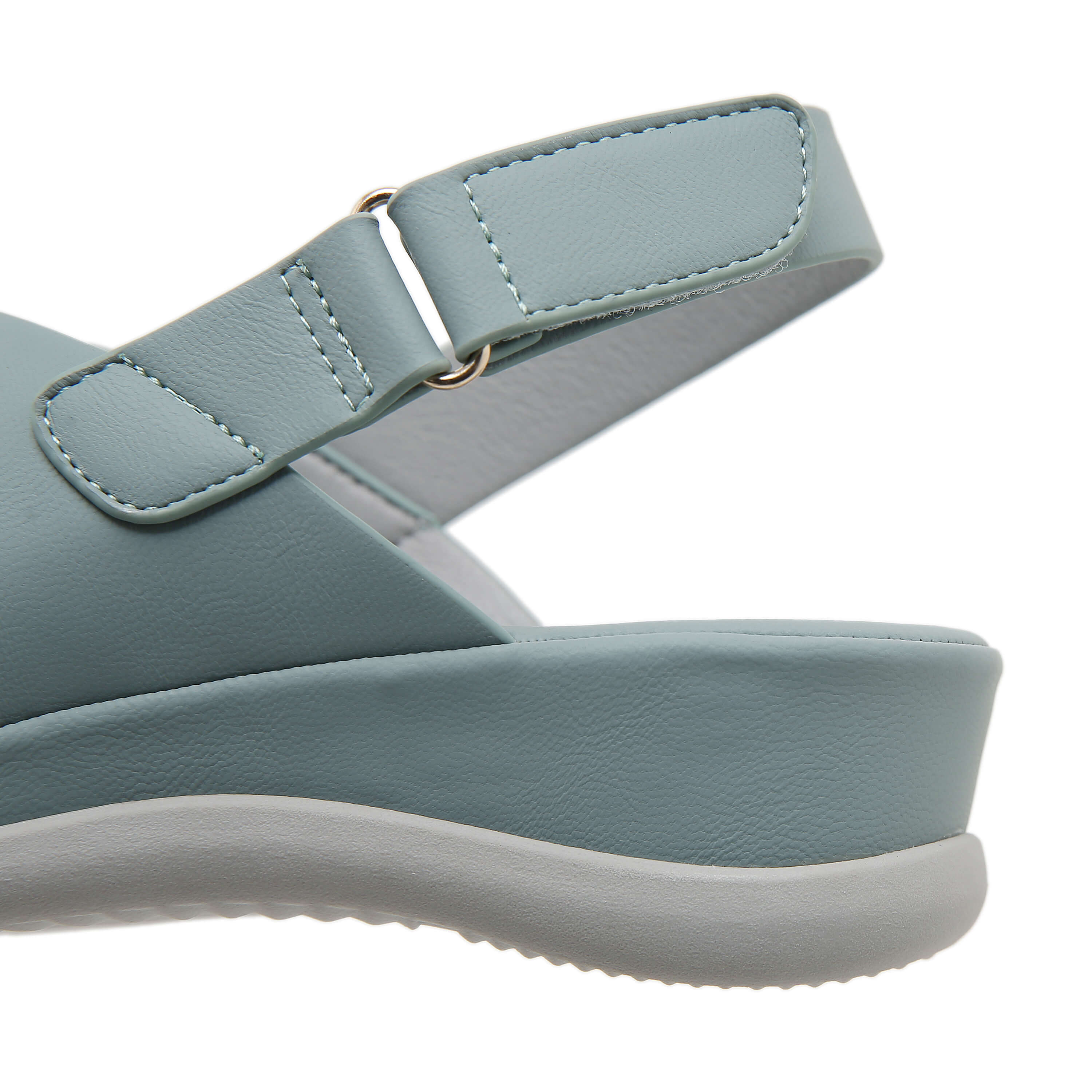 Siketu | Norina Cushioned Slingback Sandal - Dusty Blue - Image 9