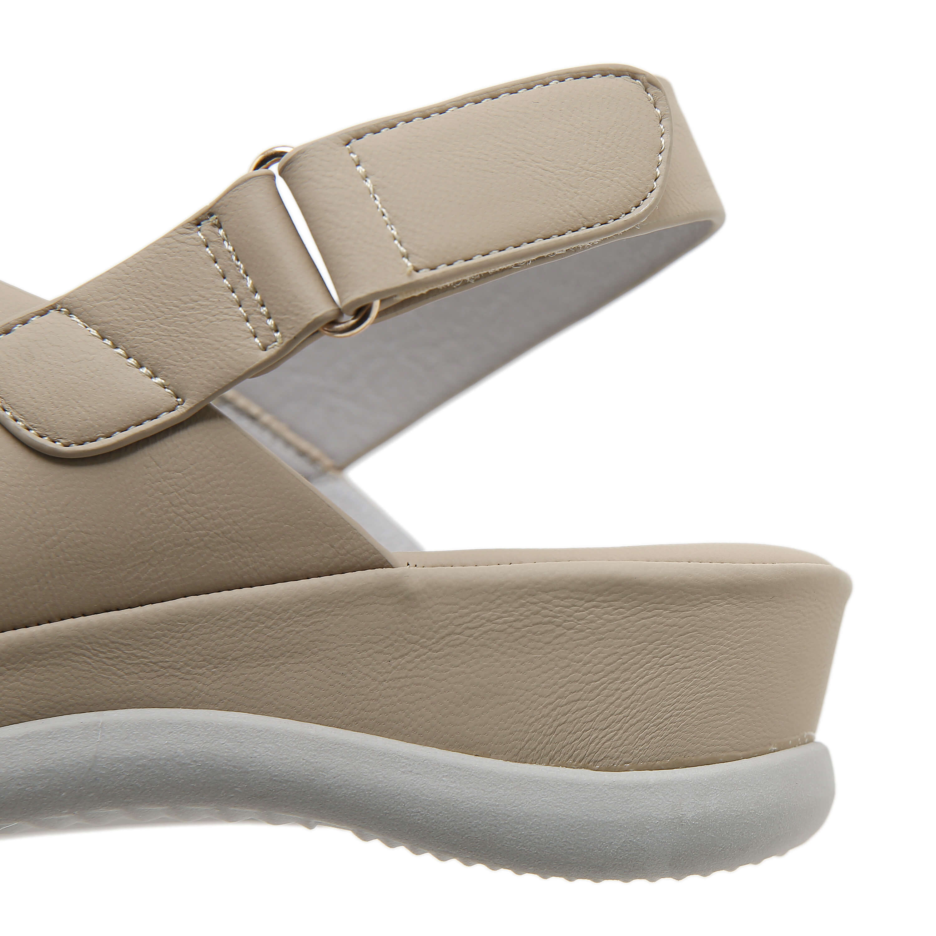 Siketu | Norina Cushioned Slingback Sandal - Taupe - Image 5