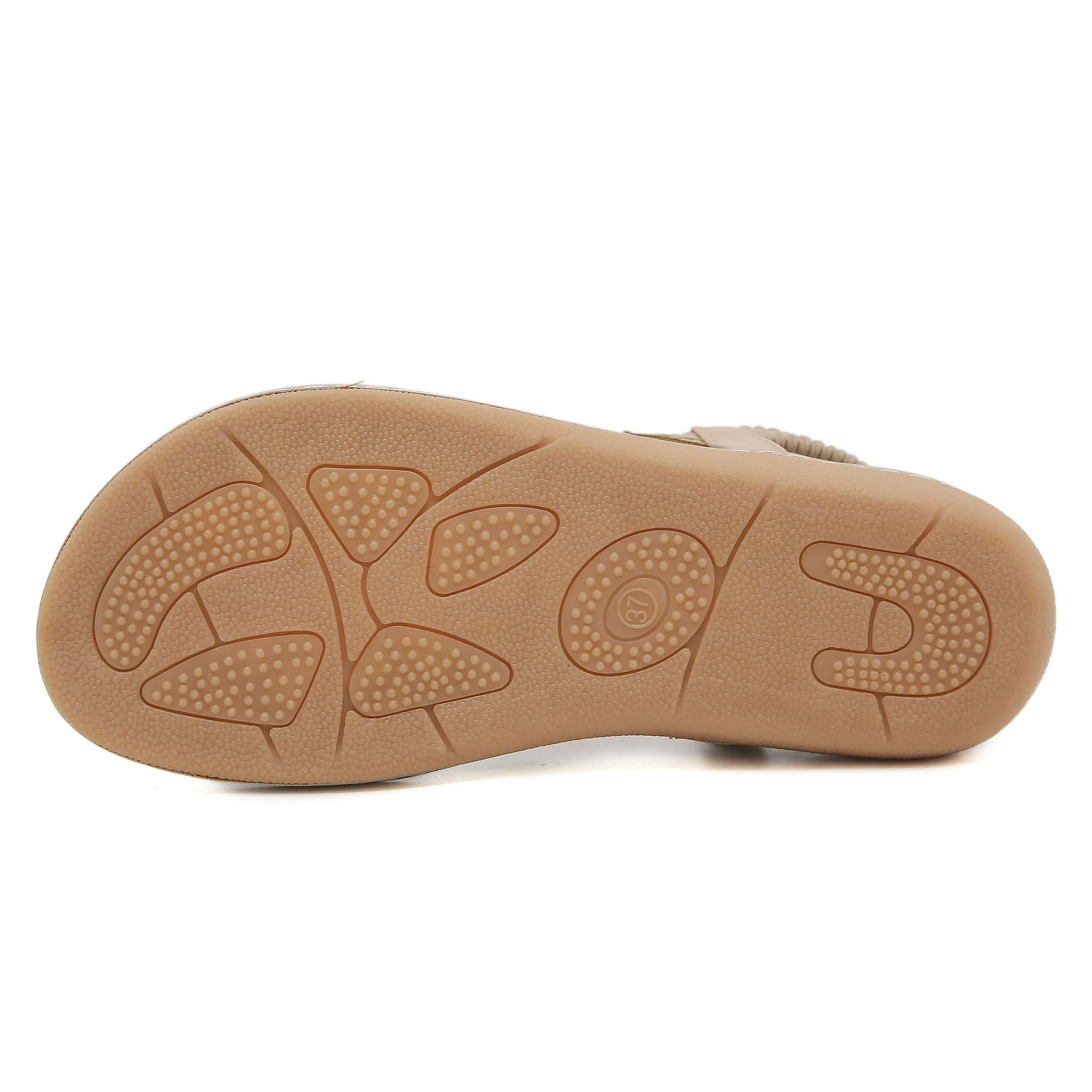 Siketu | Pearl Beaded Thong Sandal - taupe - Image 7