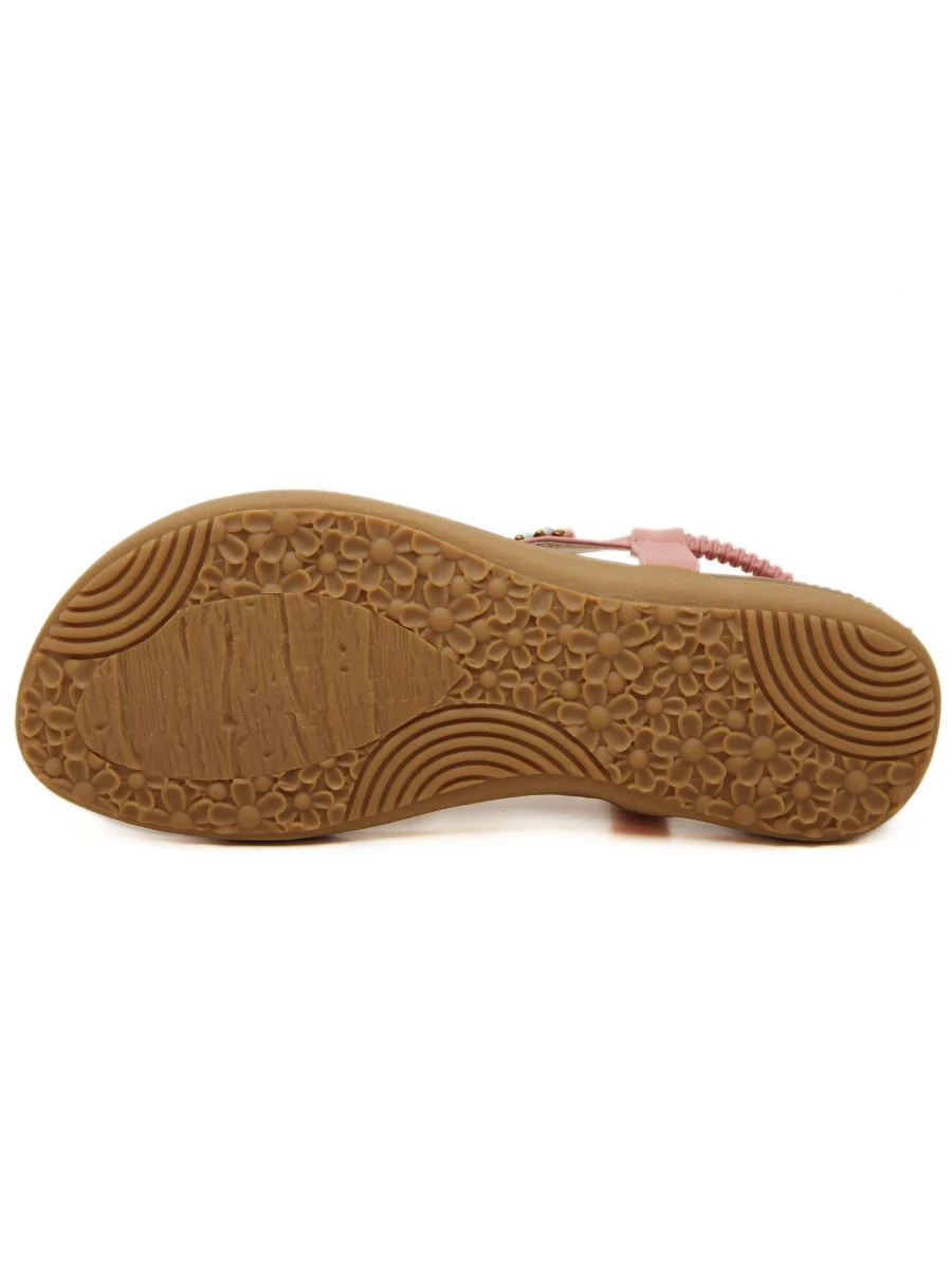 SIKETU | PINK BEADED SANDAL - Image 6