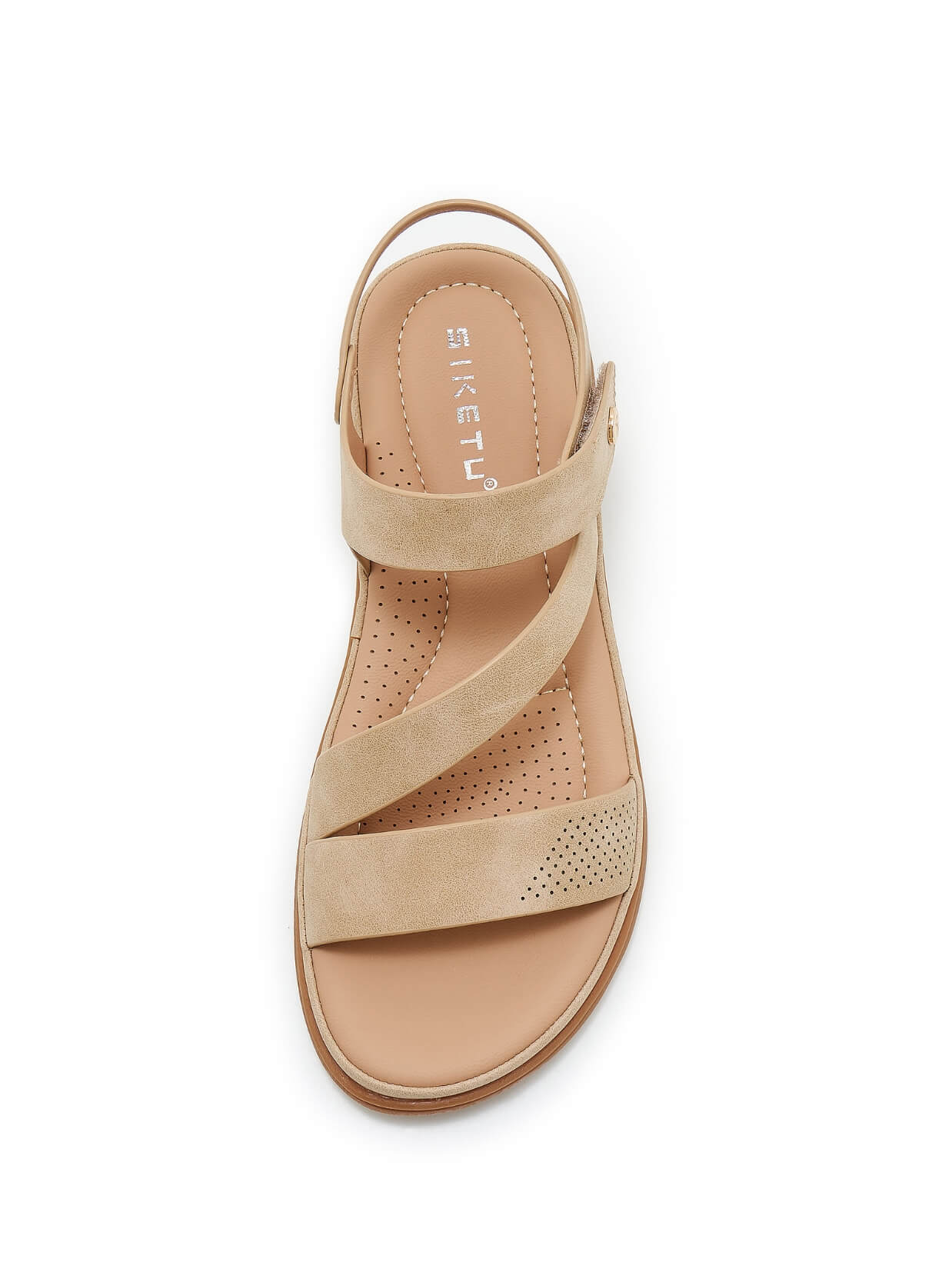 Siketu | Ritual Moment Strap Footbed Sandal - beige - Image 5