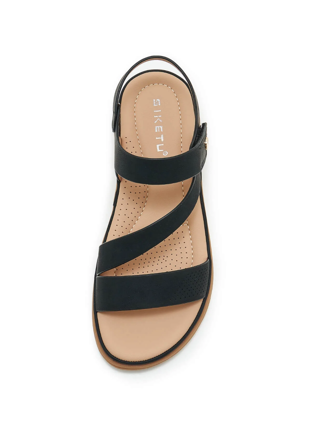 Siketu | Ritual Moment Strap Footbed Sandal - black - Image 5