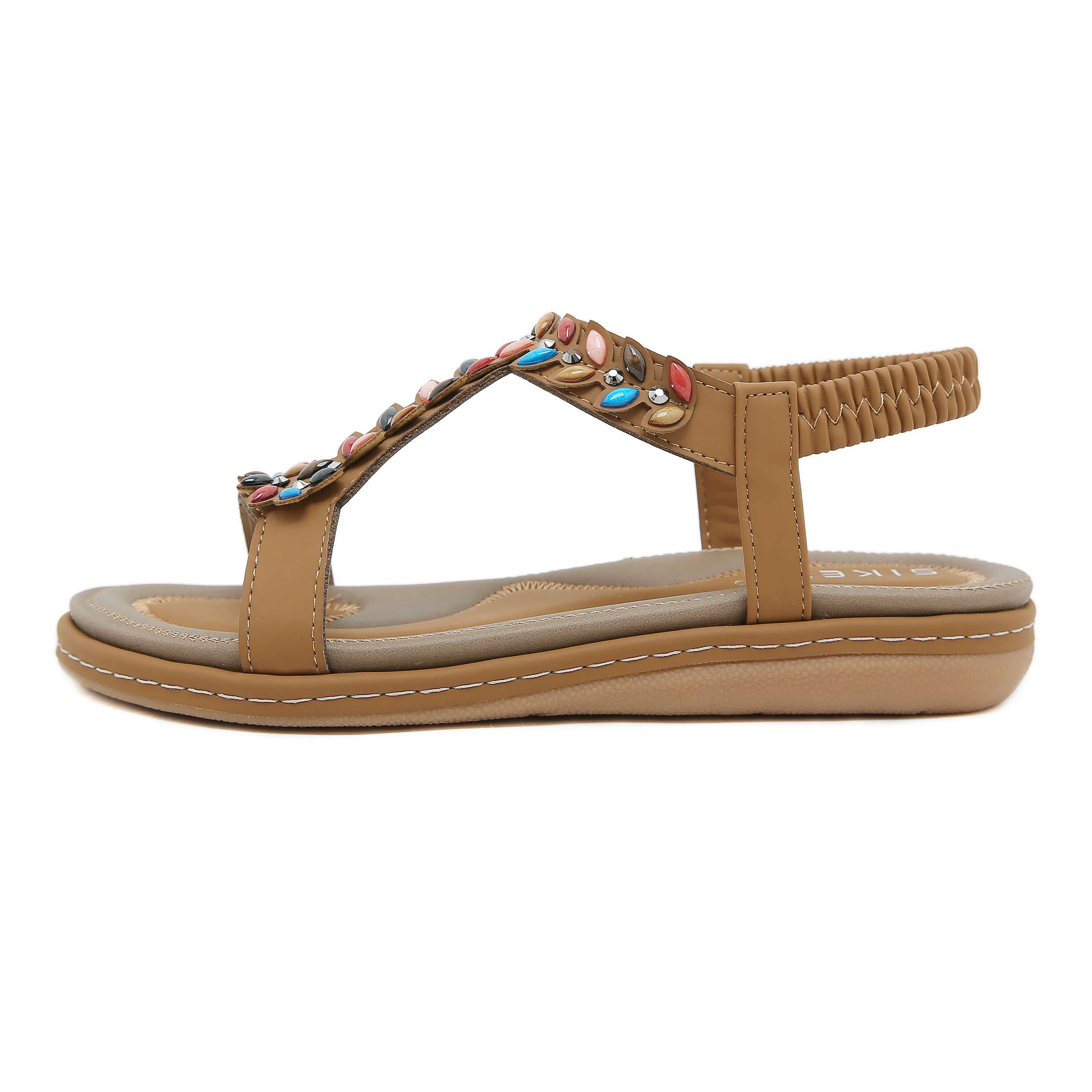 Siketu | Serenade Beaded Comfort Sandal - brown - Image 4