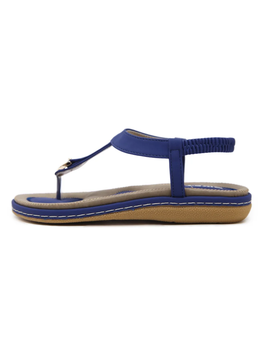 SIKETU | SIGNATURE T-STRAP BLUE SLINGBACK SANDAL - Image 2