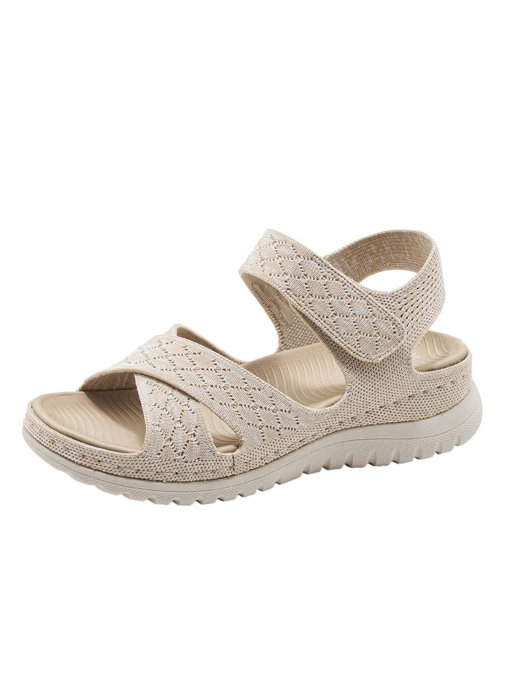 Siketu | Sunny Days Breathable Cushioned Sandals - apricot - Image 2