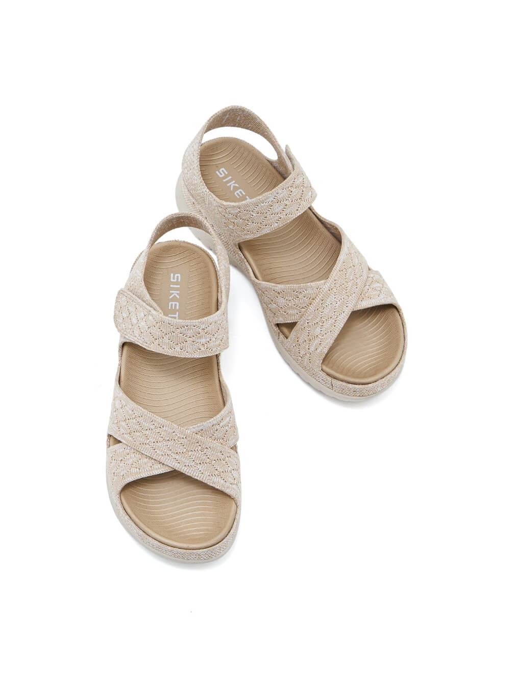 Siketu | Sunny Days Breathable Cushioned Sandals - apricot - Image 3
