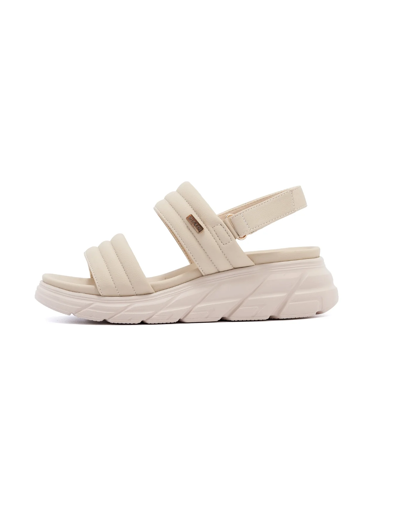 Siketu | Tayo Raffia Platform Cushioned Slingbacks - apricot - Image 3