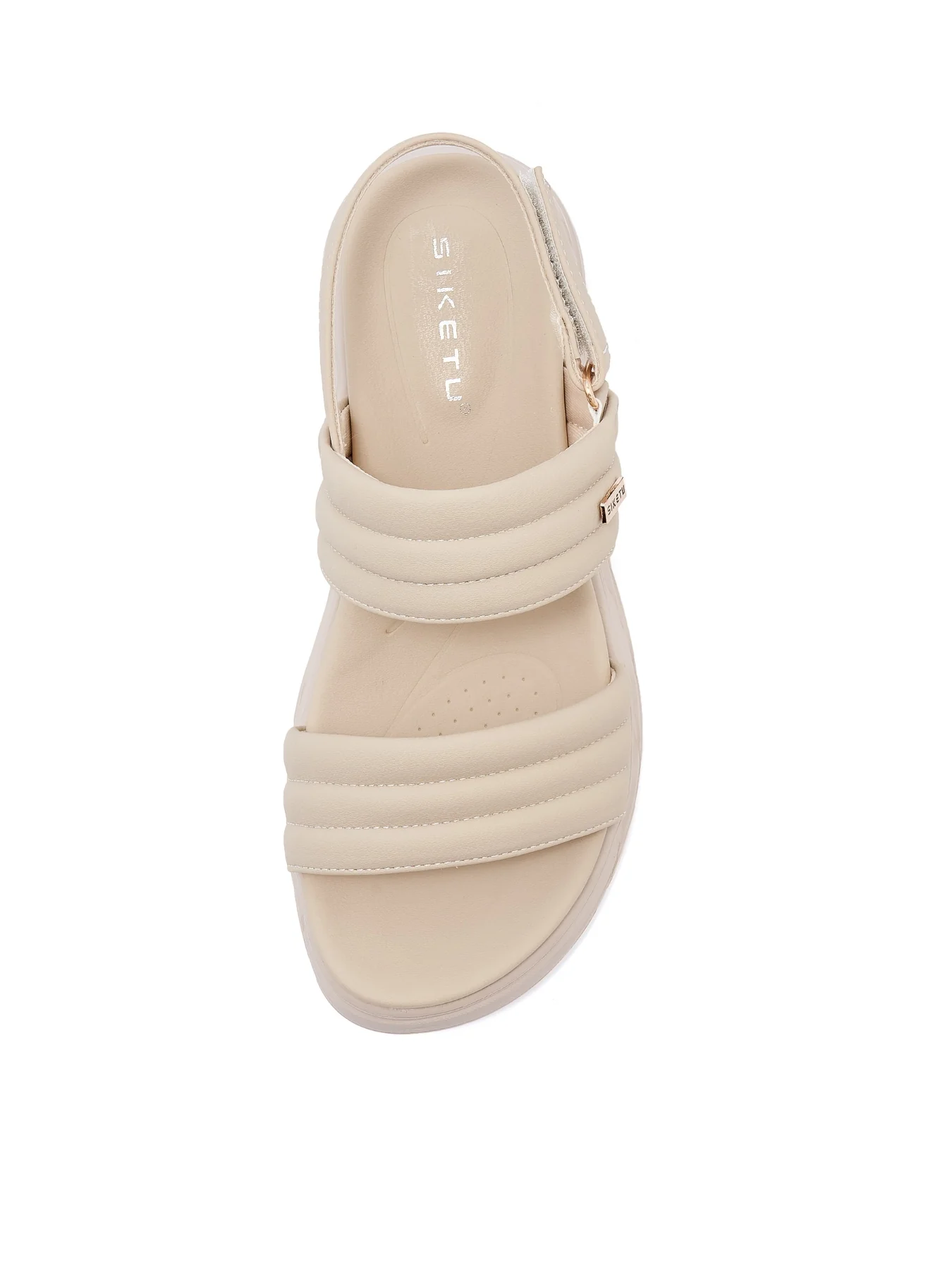 Siketu | Tayo Raffia Platform Cushioned Slingbacks - apricot - Image 4