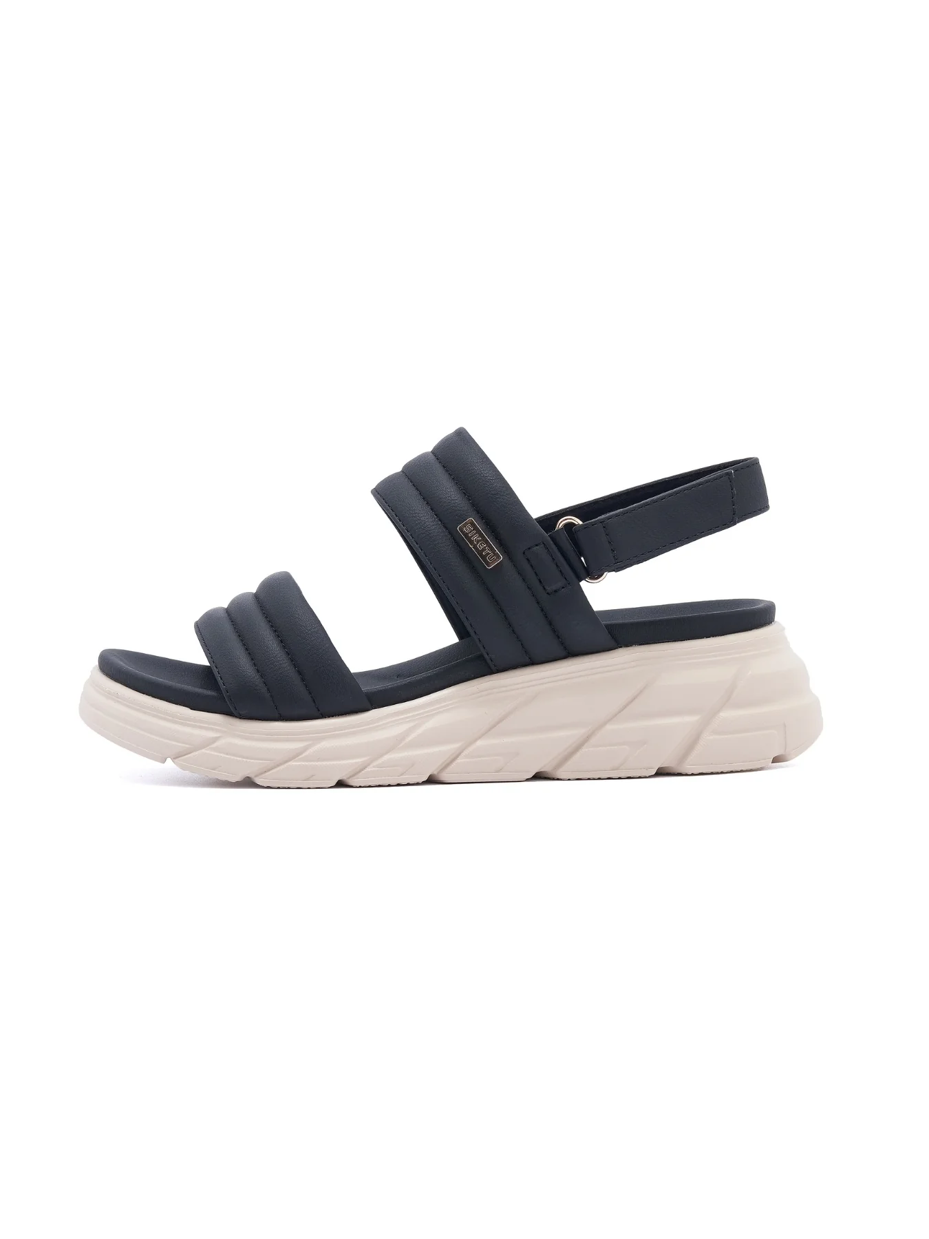 Siketu | Tayo Raffia Platform Cushioned Slingbacks - black - Image 3