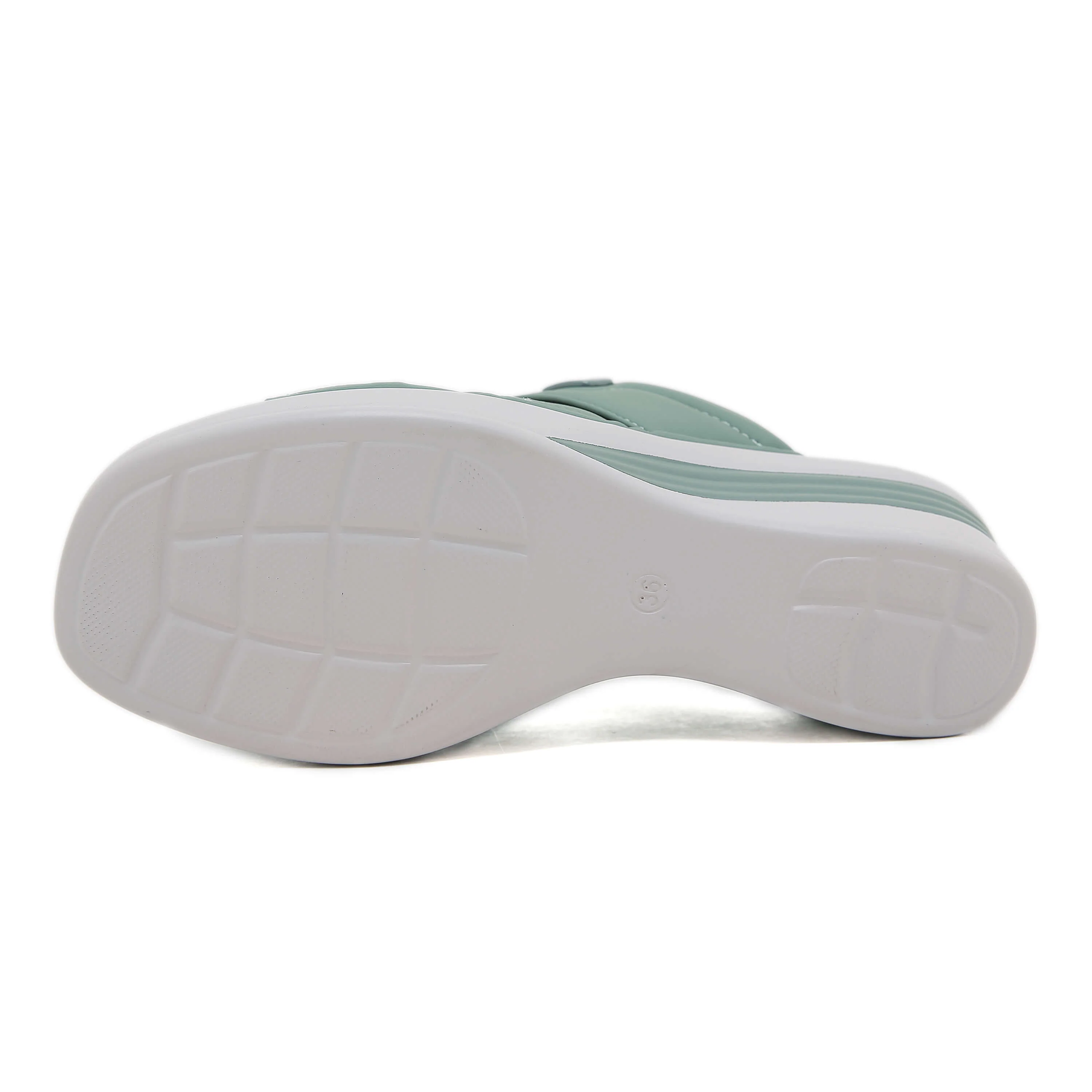 Siketu | Tetra Cushioned Wedge Sandal - Green - Image 6