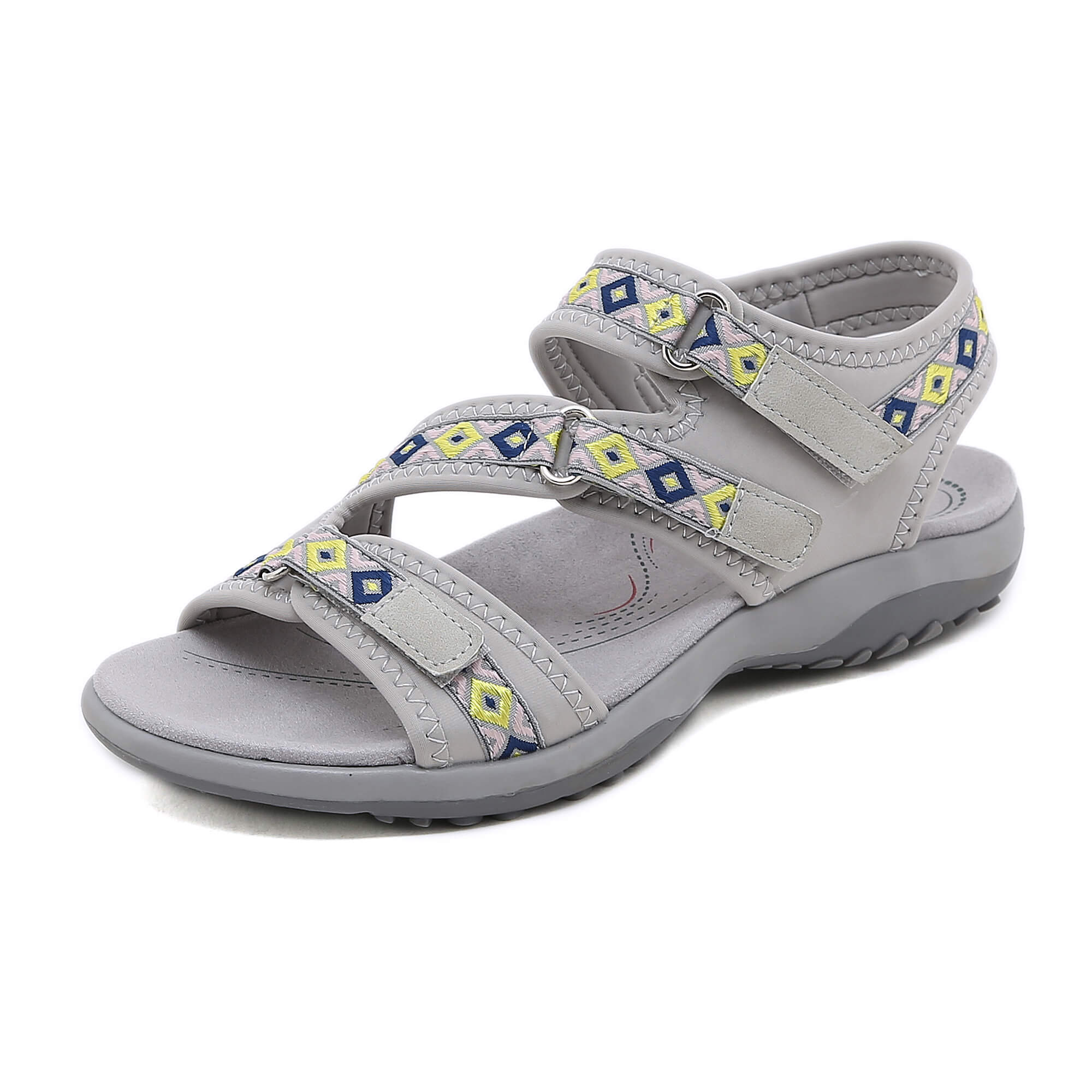 Siketu | Trekking Partner Cushioned Sandal - Grey - Image 2
