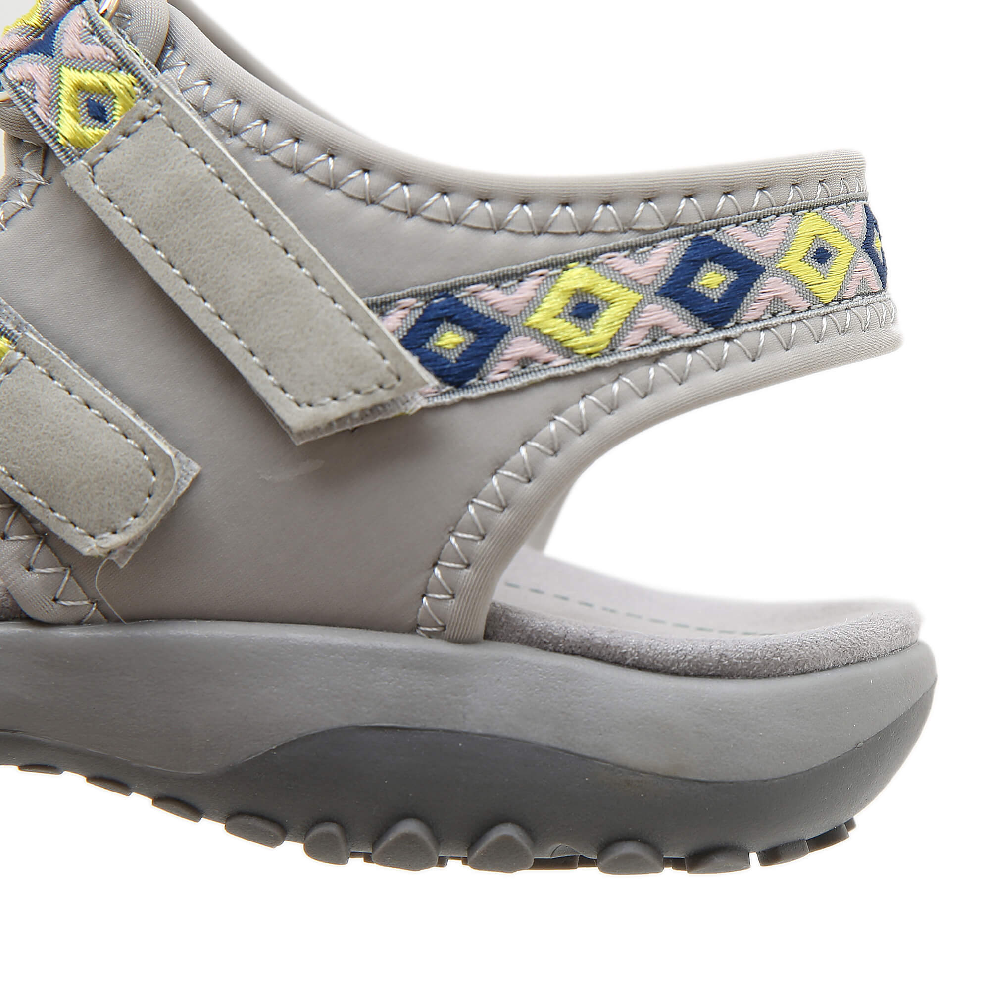 Siketu | Trekking Partner Cushioned Sandal - Grey - Image 6